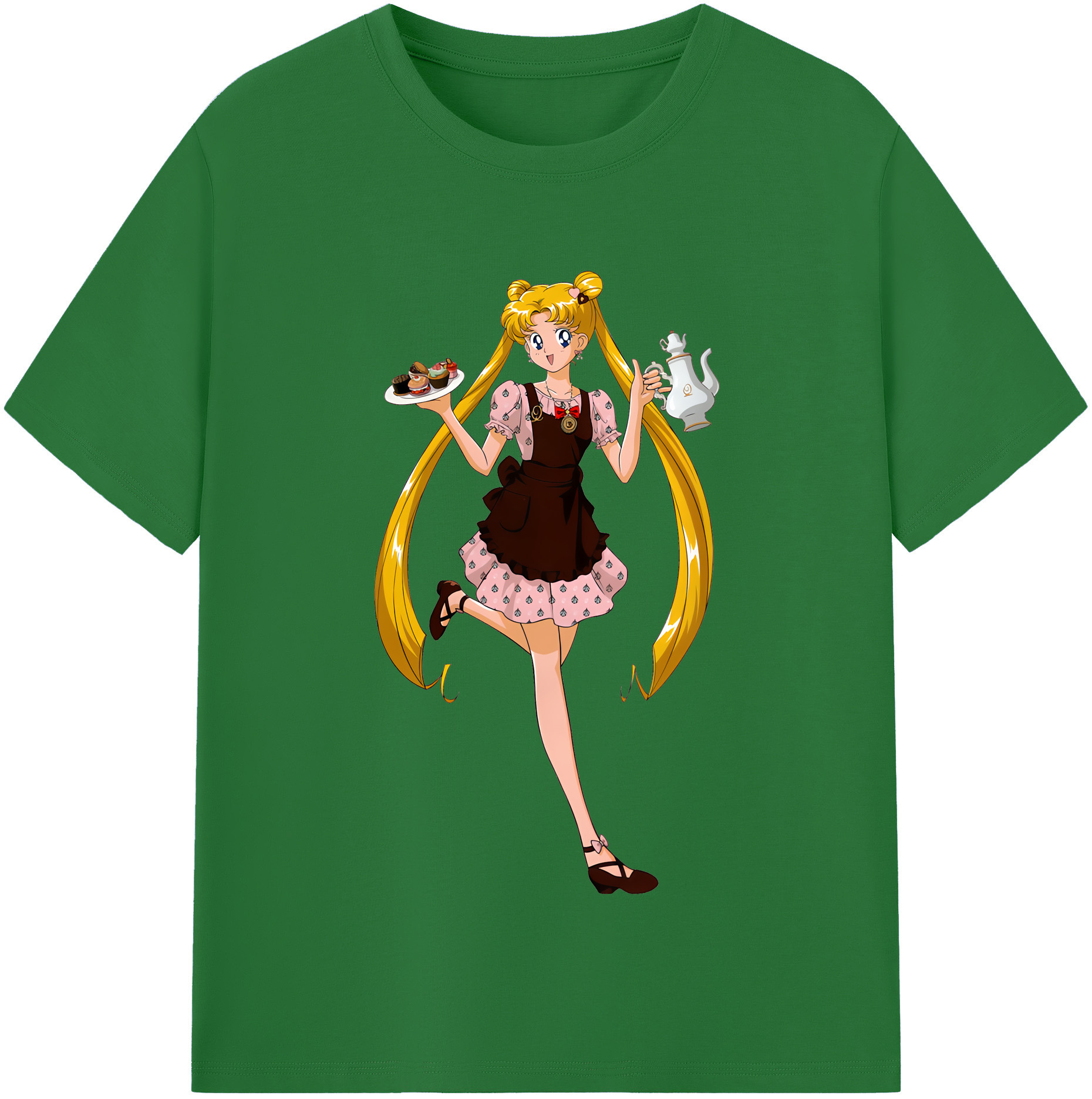 （画像用） 美少女戦士セーラームーン 愛野 美奈子 あいの みなこ Sailor Moon Aino Minako 綿100％半袖Tシャツ（フロントプリント）