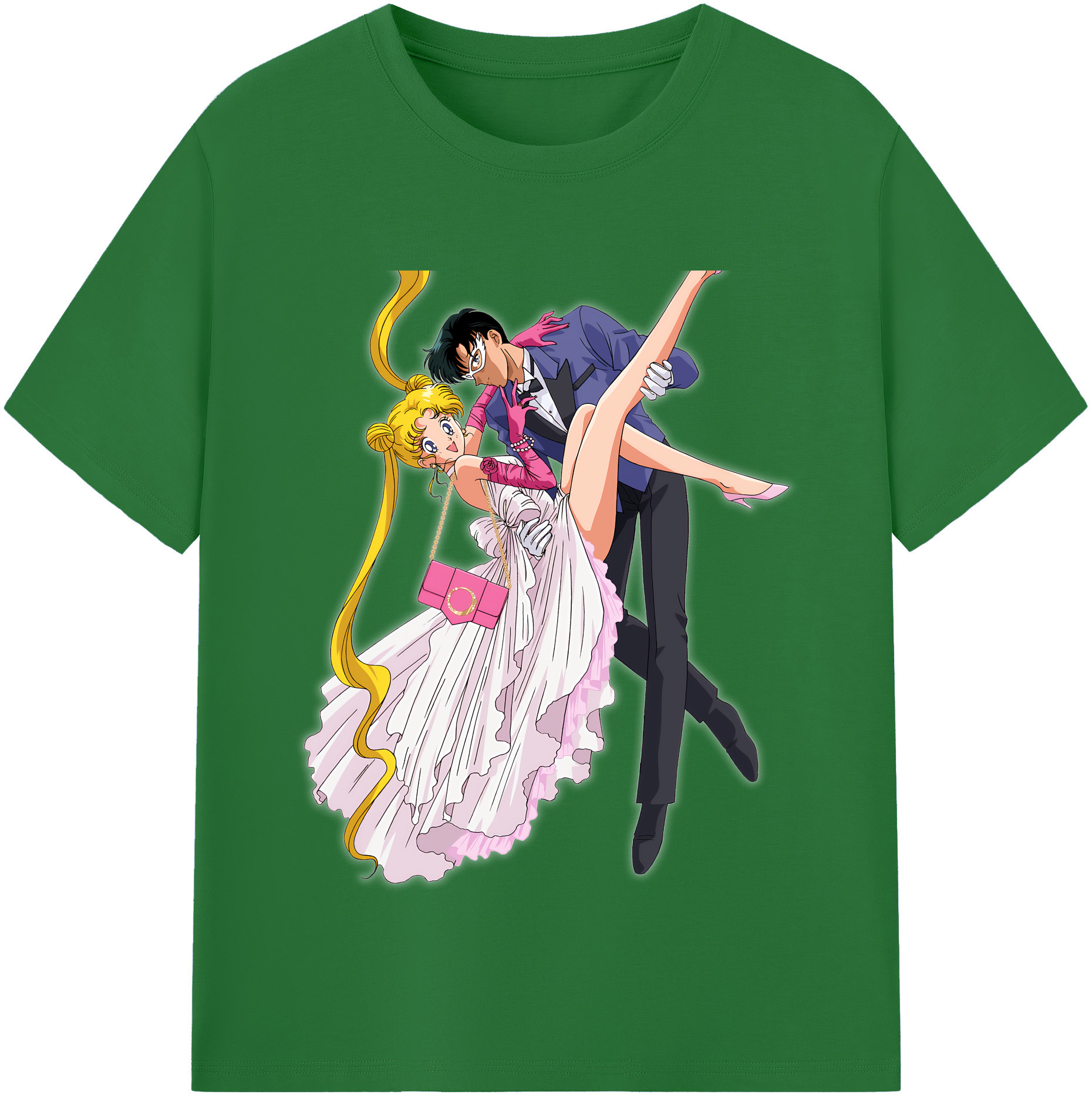 （画像用） 美少女戦士セーラームーン 愛野 美奈子 あいの みなこ Sailor Moon Aino Minako 綿100％半袖Tシャツ（フロントプリント）