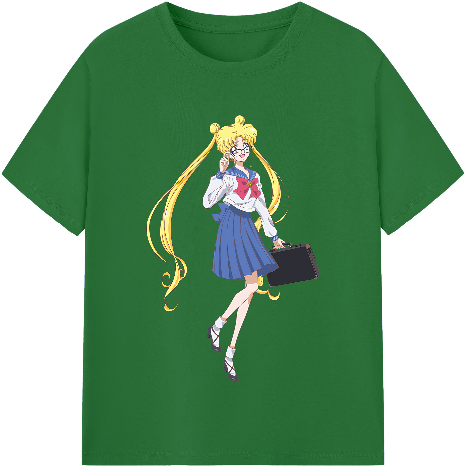 （画像用） 美少女戦士セーラームーン 愛野 美奈子 あいの みなこ Sailor Moon Aino Minako 綿100％半袖Tシャツ（フロントプリント）