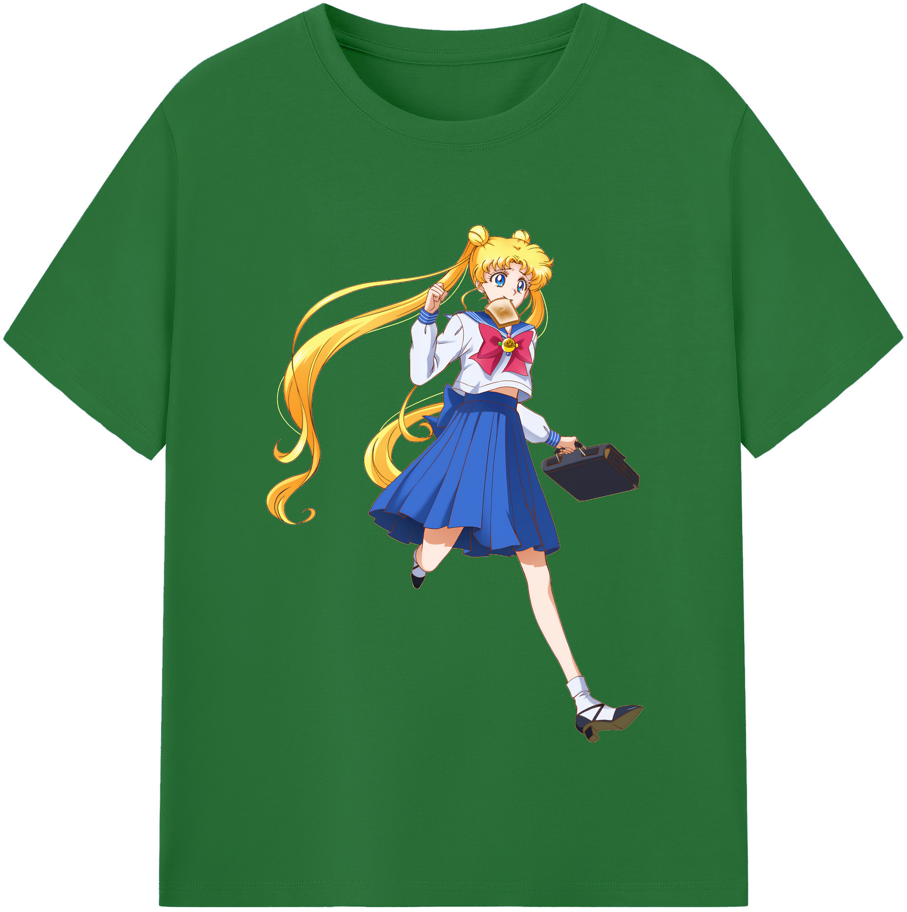 （画像用） 美少女戦士セーラームーン 愛野 美奈子 あいの みなこ Sailor Moon Aino Minako 綿100％半袖Tシャツ（フロントプリント）