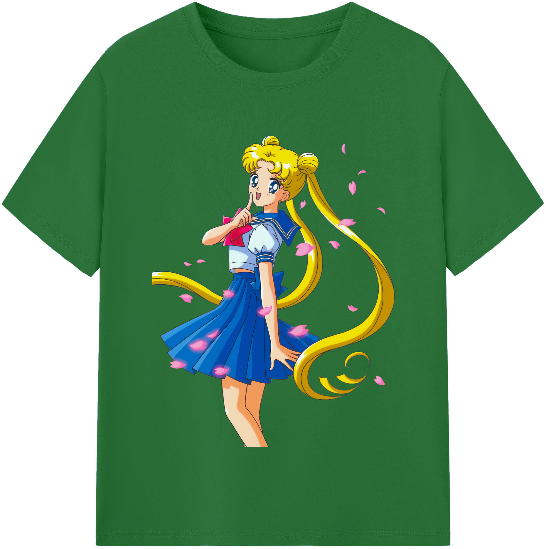 （画像用） 美少女戦士セーラームーン 愛野 美奈子 あいの みなこ Sailor Moon Aino Minako 綿100％半袖Tシャツ（フロントプリント）
