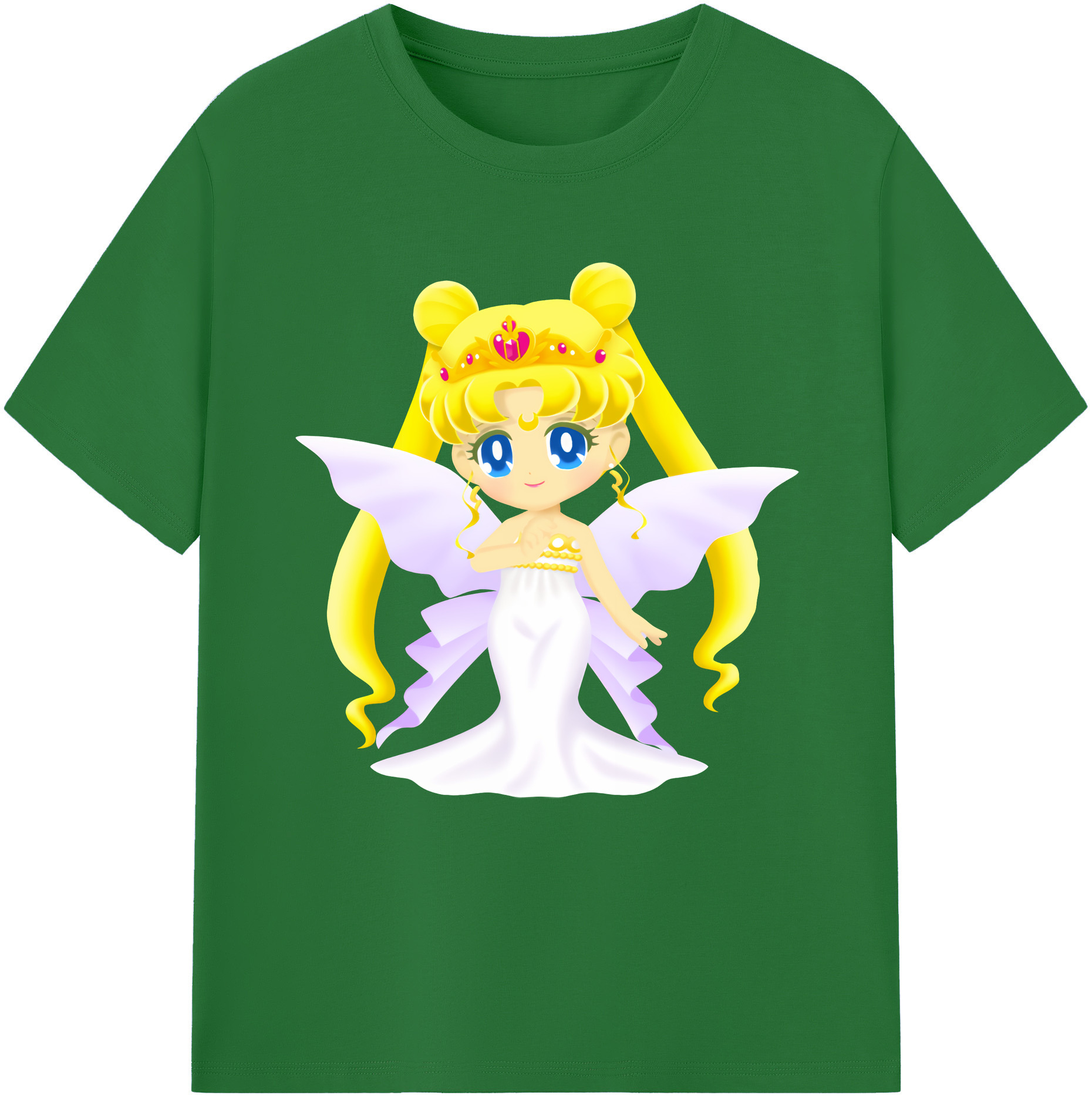 （画像用） 美少女戦士セーラームーン 愛野 美奈子 あいの みなこ Sailor Moon Aino Minako 綿100％半袖Tシャツ（フロントプリント）