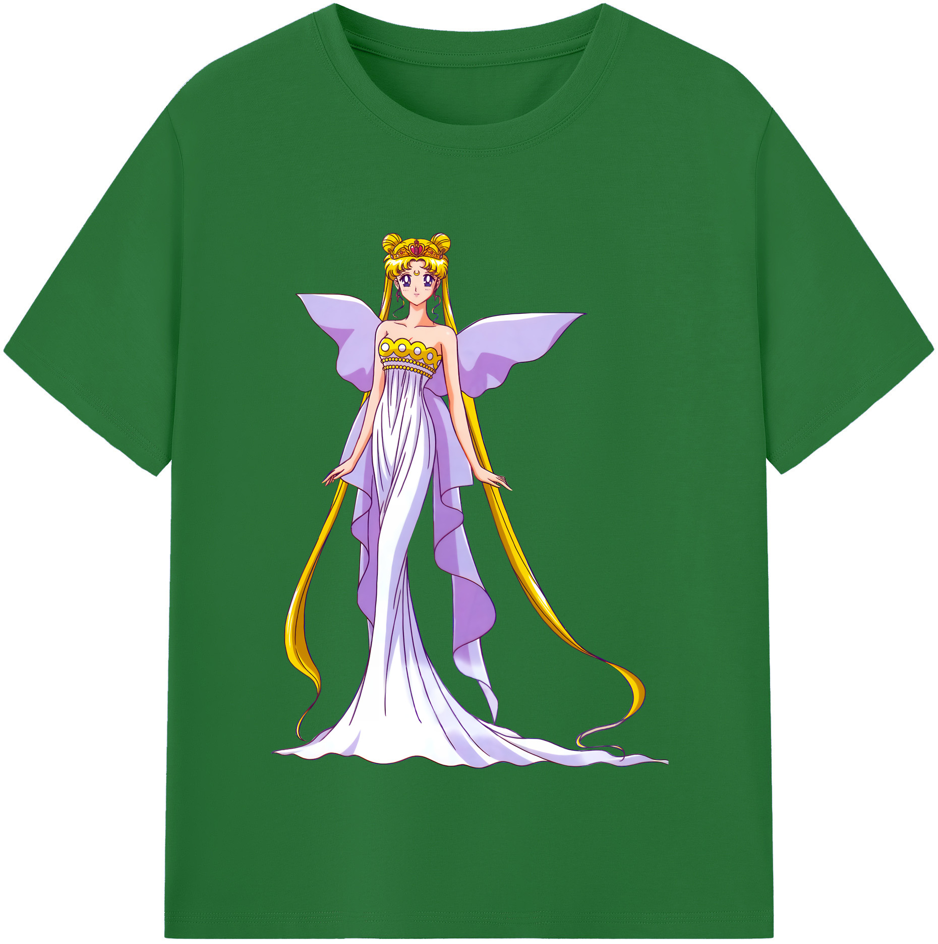 （画像用） 美少女戦士セーラームーン 愛野 美奈子 あいの みなこ Sailor Moon Aino Minako 綿100％半袖Tシャツ（フロントプリント）
