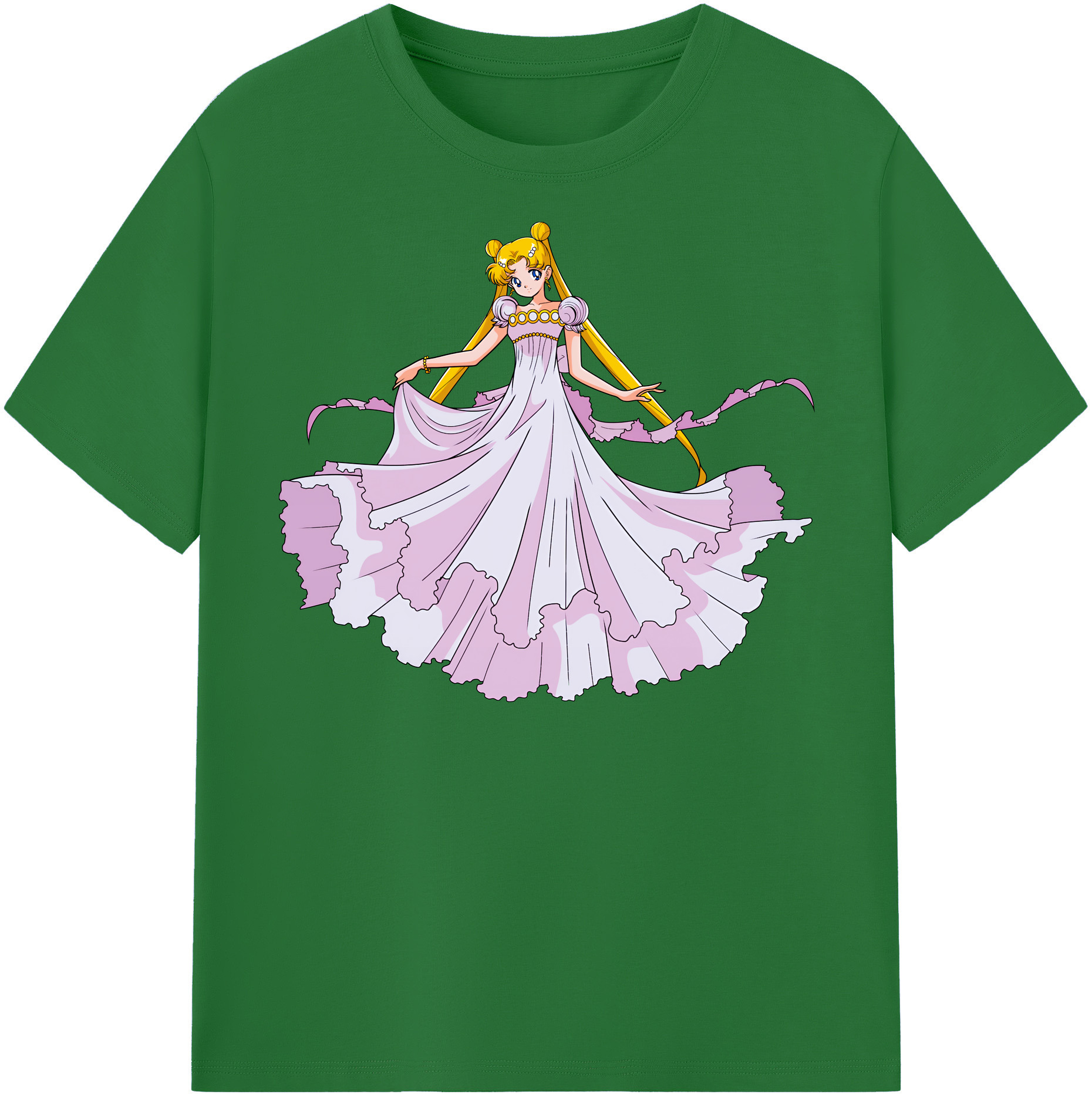 （画像用） 美少女戦士セーラームーン 愛野 美奈子 あいの みなこ Sailor Moon Aino Minako 綿100％半袖Tシャツ（フロントプリント）