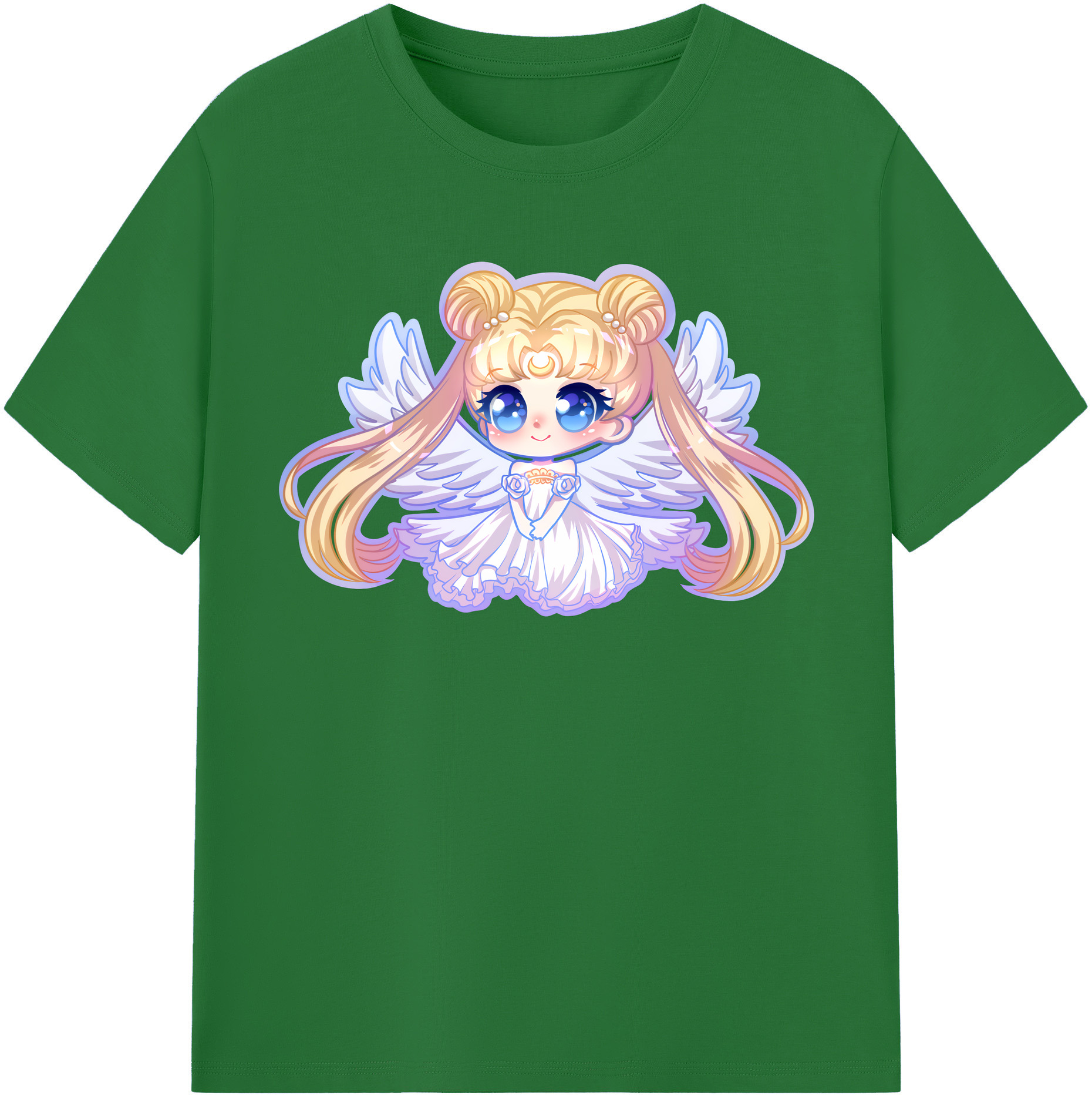 （画像用） 美少女戦士セーラームーン 愛野 美奈子 あいの みなこ Sailor Moon Aino Minako 綿100％半袖Tシャツ（フロントプリント）