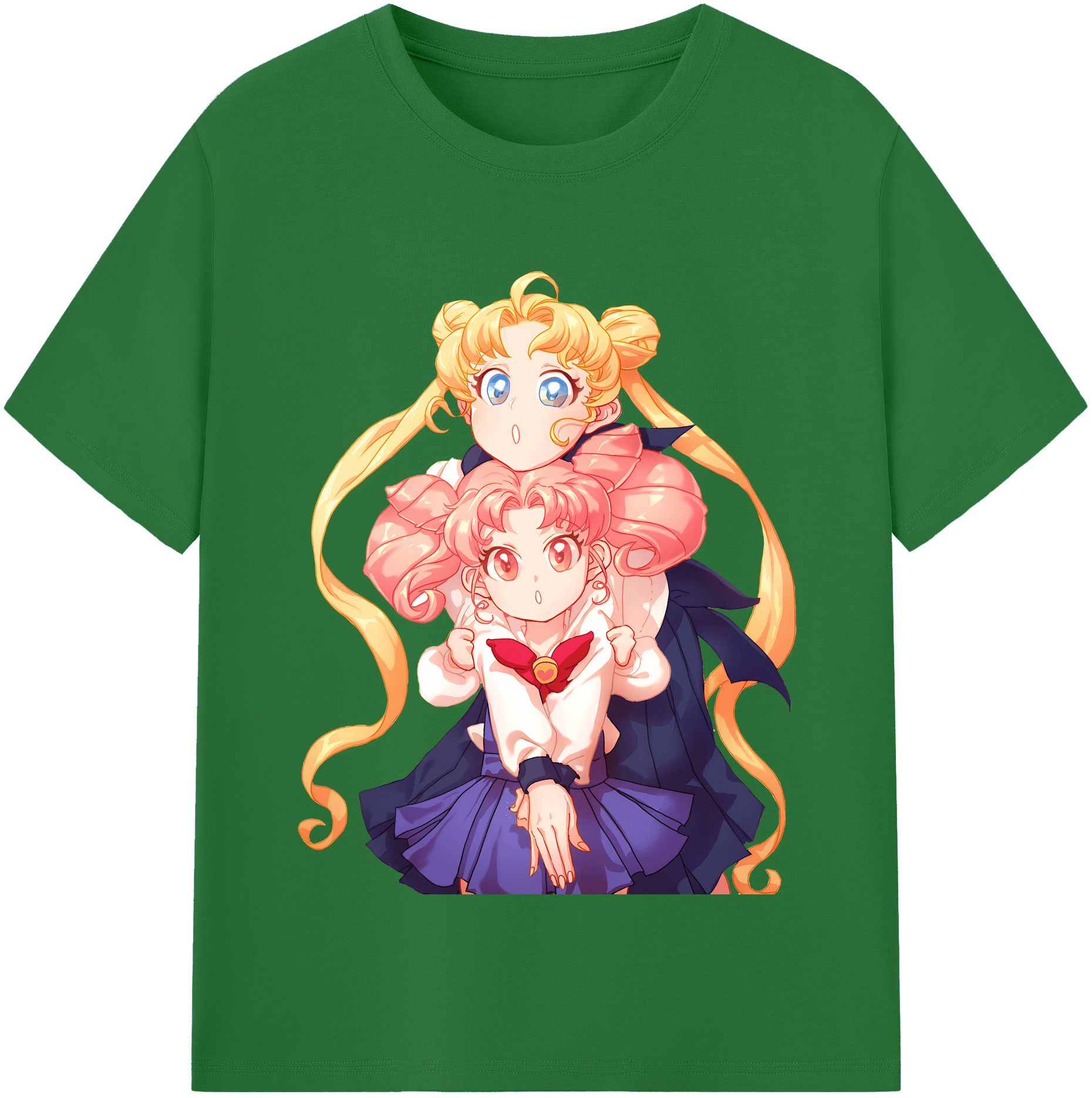 （画像用） 美少女戦士セーラームーン 愛野 美奈子 あいの みなこ Sailor Moon Aino Minako 綿100％半袖Tシャツ（フロントプリント）
