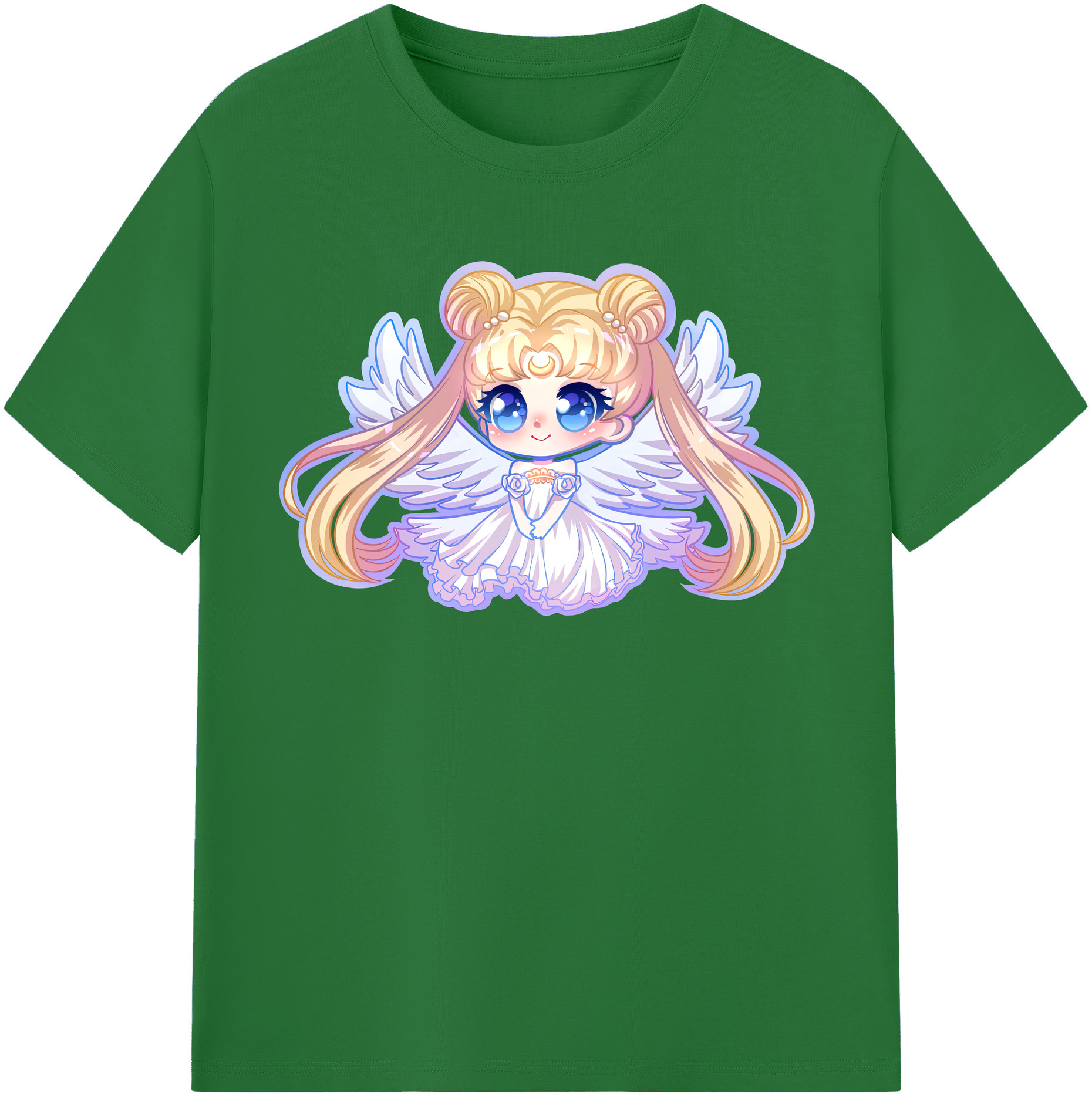 （画像用） 美少女戦士セーラームーン 愛野 美奈子 あいの みなこ Sailor Moon Aino Minako 綿100％半袖Tシャツ（フロントプリント）