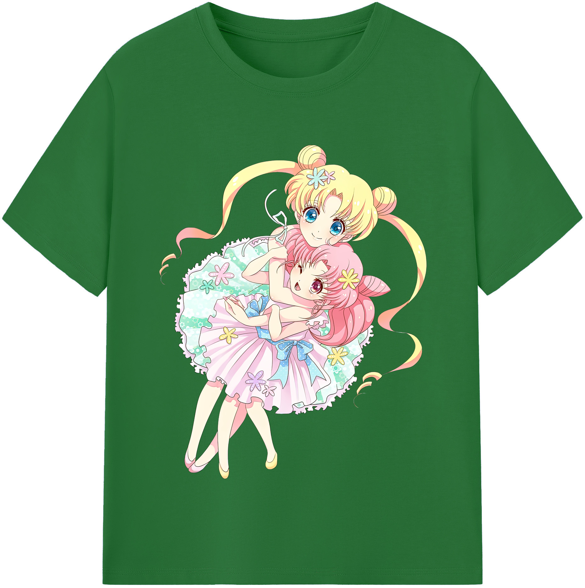 （画像用） 美少女戦士セーラームーン 愛野 美奈子 あいの みなこ Sailor Moon Aino Minako 綿100％半袖Tシャツ（フロントプリント）