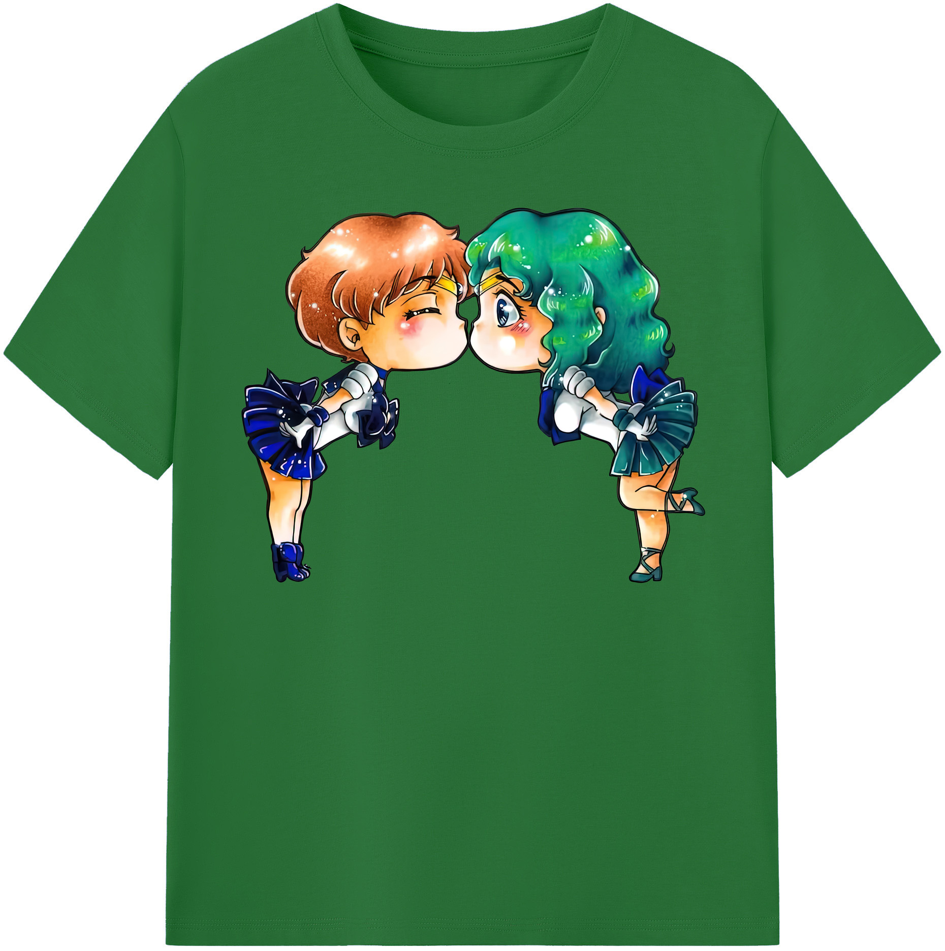 （画像用） 美少女戦士セーラームーン 天王はるか Sailor Moon Tenoh Haruka 綿100％半袖Tシャツ（フロントプリント）