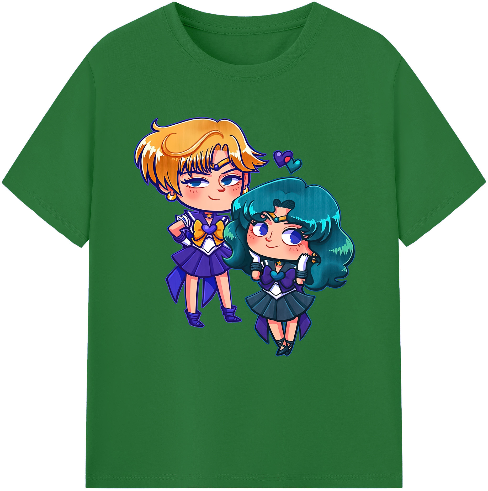 （画像用） 美少女戦士セーラームーン 天王はるか Sailor Moon Tenoh Haruka 綿100％半袖Tシャツ（フロントプリント）