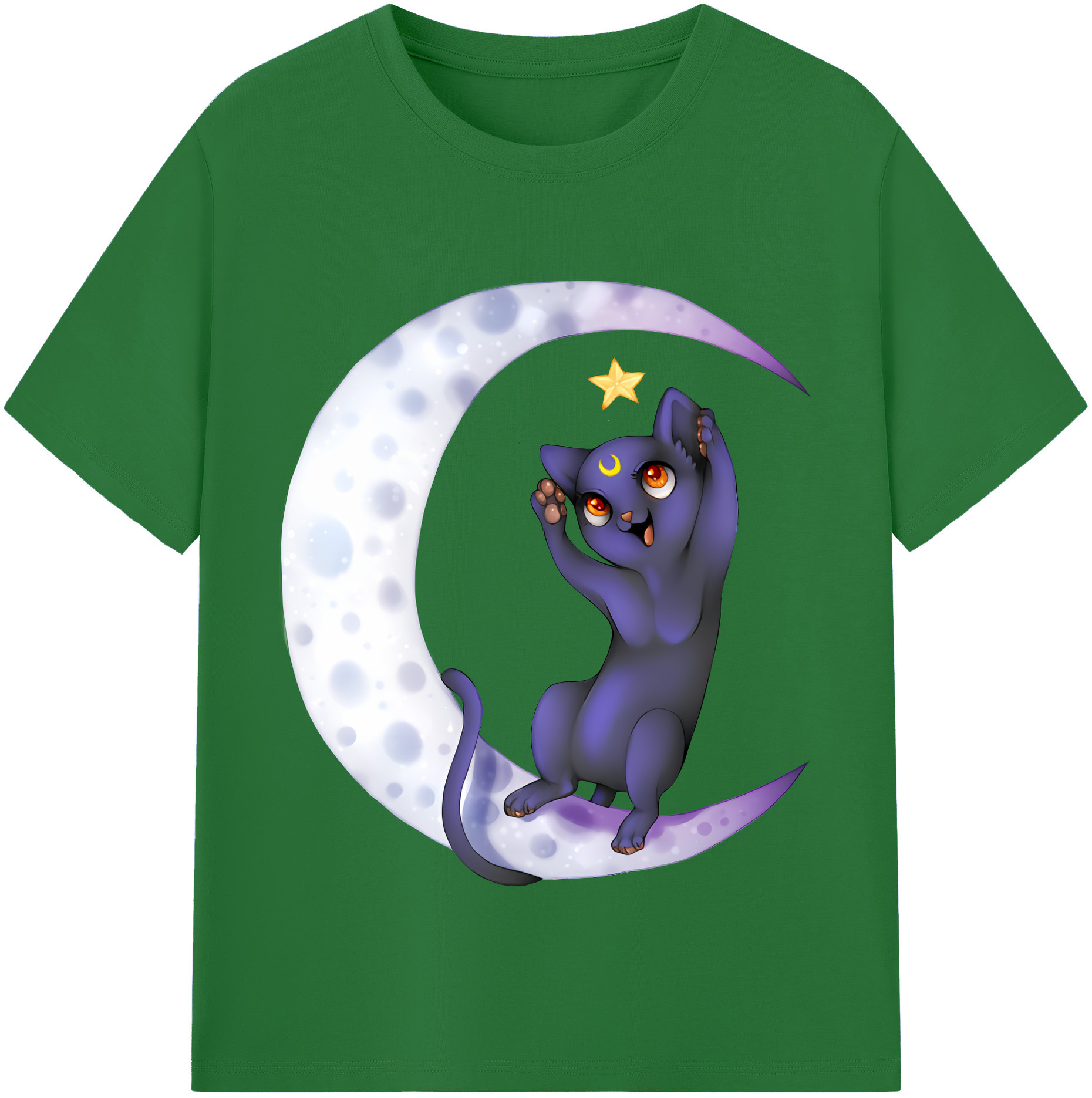 （画像用） 美少女戦士セーラームーン Sailor Moon 綿100％半袖Tシャツ（フロントプリント）