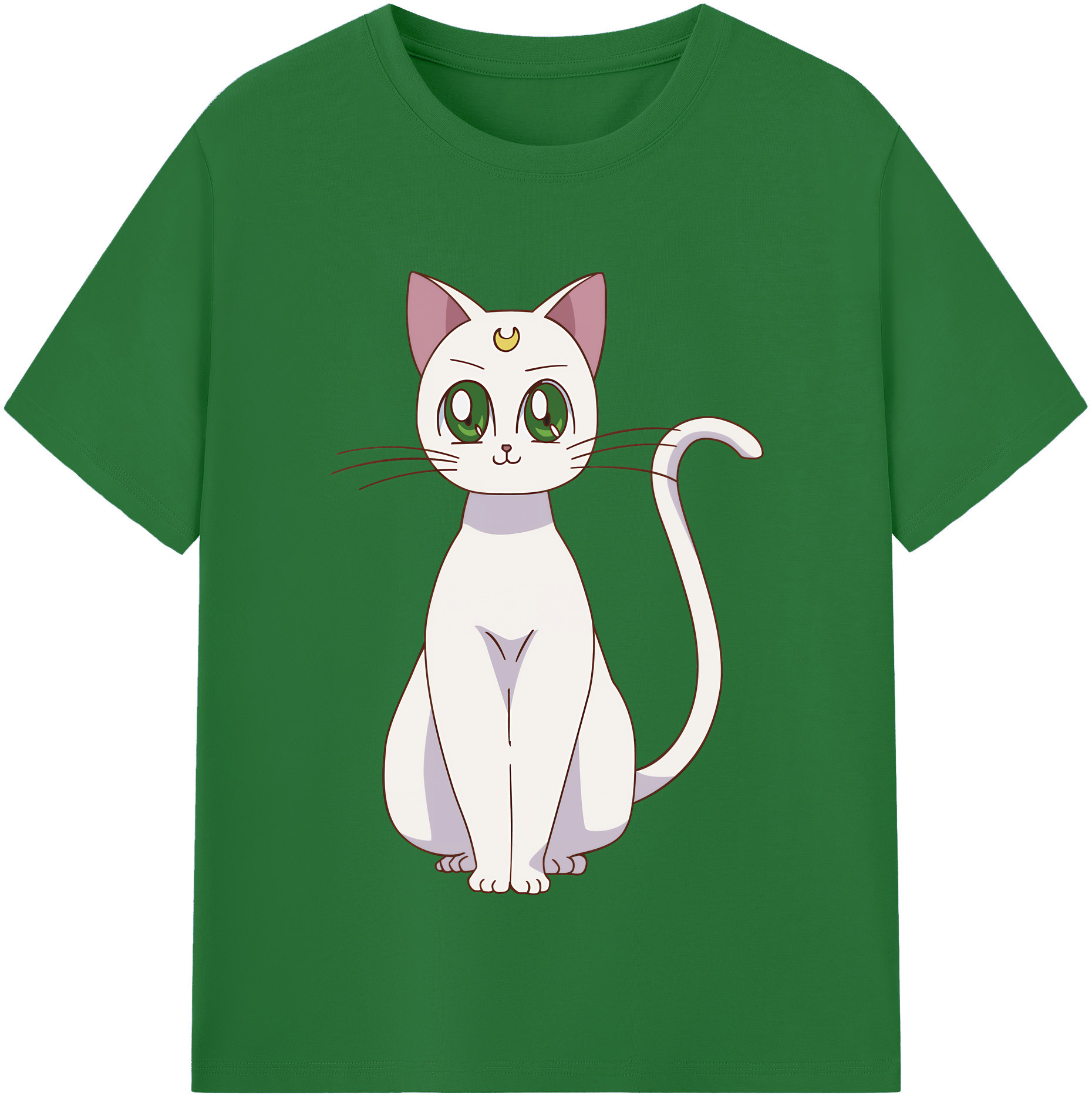 （画像用） 美少女戦士セーラームーン Sailor Moon 綿100％半袖Tシャツ（フロントプリント）