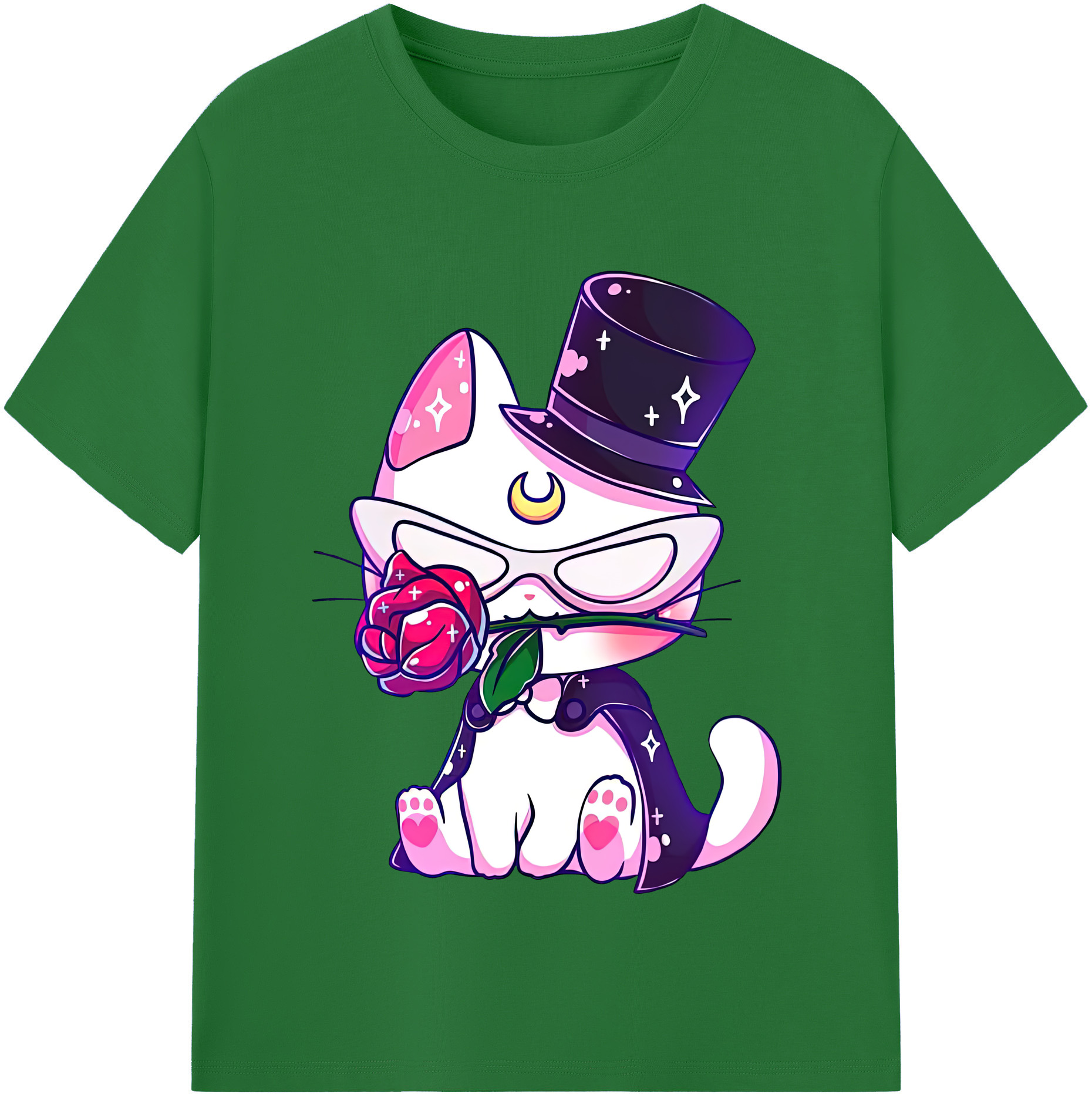 （画像用） 美少女戦士セーラームーン Sailor Moon 綿100％半袖Tシャツ（フロントプリント）