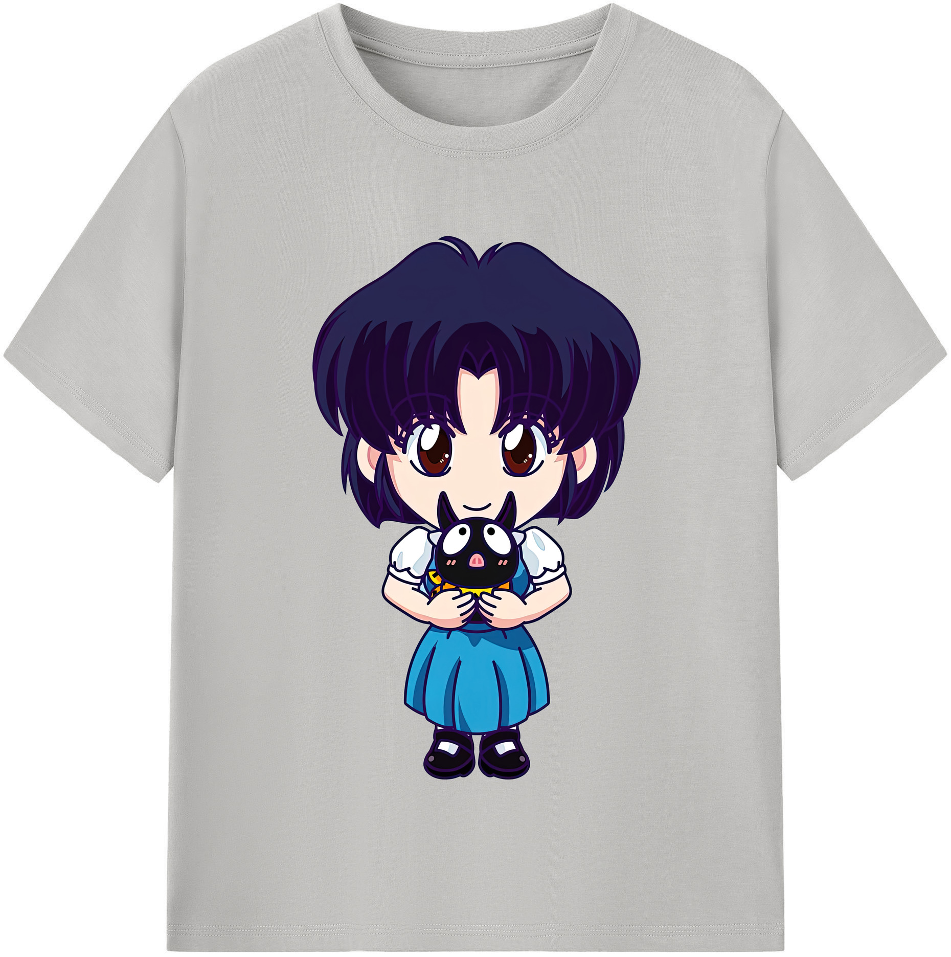 （画像用） 美少女戦士セーラームーン 水野 亜美 みずの あみ Sailor Moon Mizuno Ami 綿100％半袖Tシャツ（フロントプリント）