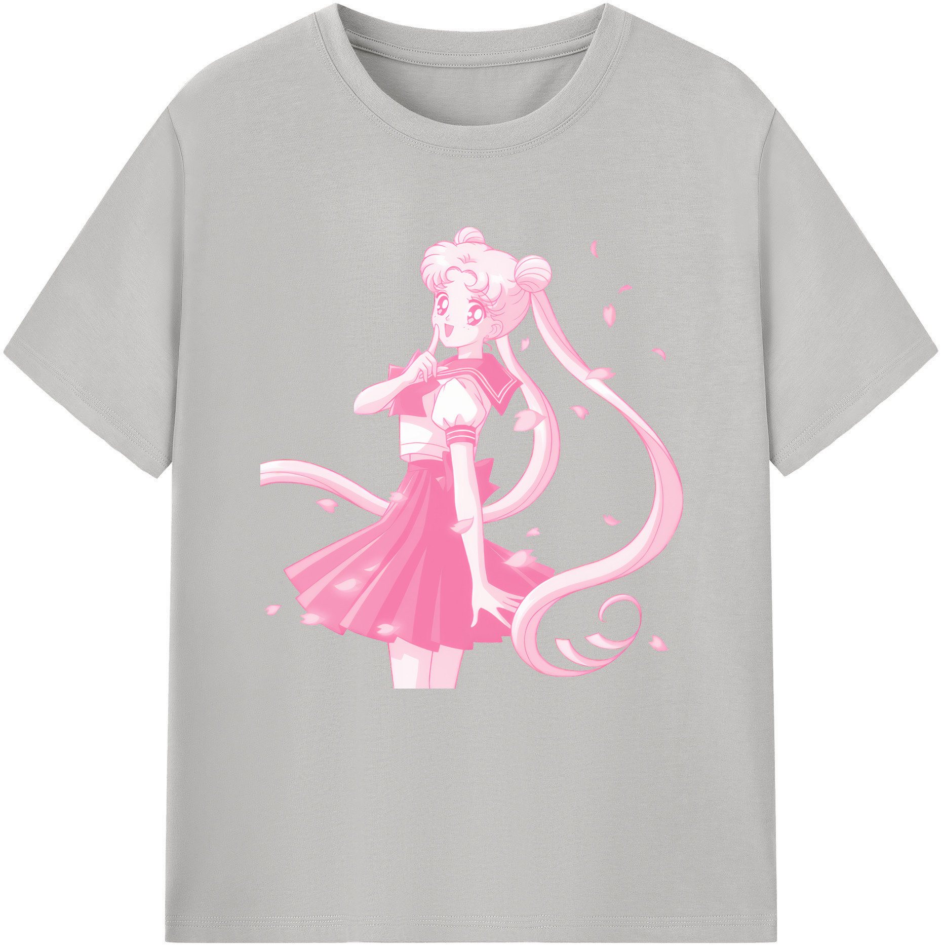 （画像用） 美少女戦士セーラームーン 愛野 美奈子 あいの みなこ Sailor Moon Aino Minako 綿100％半袖Tシャツ（フロントプリント）
