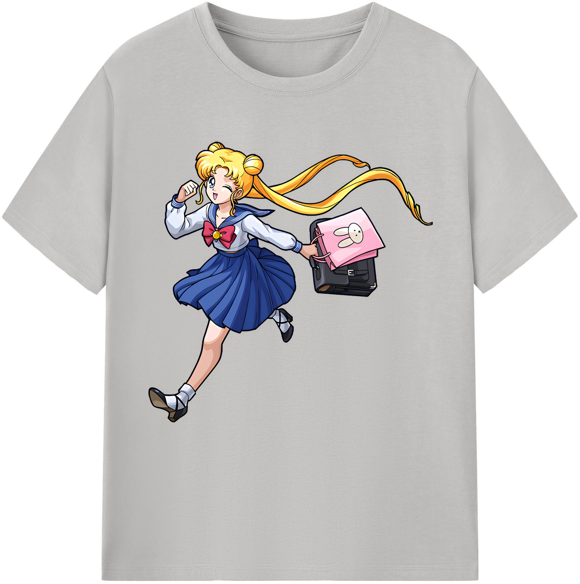 （画像用） 美少女戦士セーラームーン 愛野 美奈子 あいの みなこ Sailor Moon Aino Minako 綿100％半袖Tシャツ（フロントプリント）
