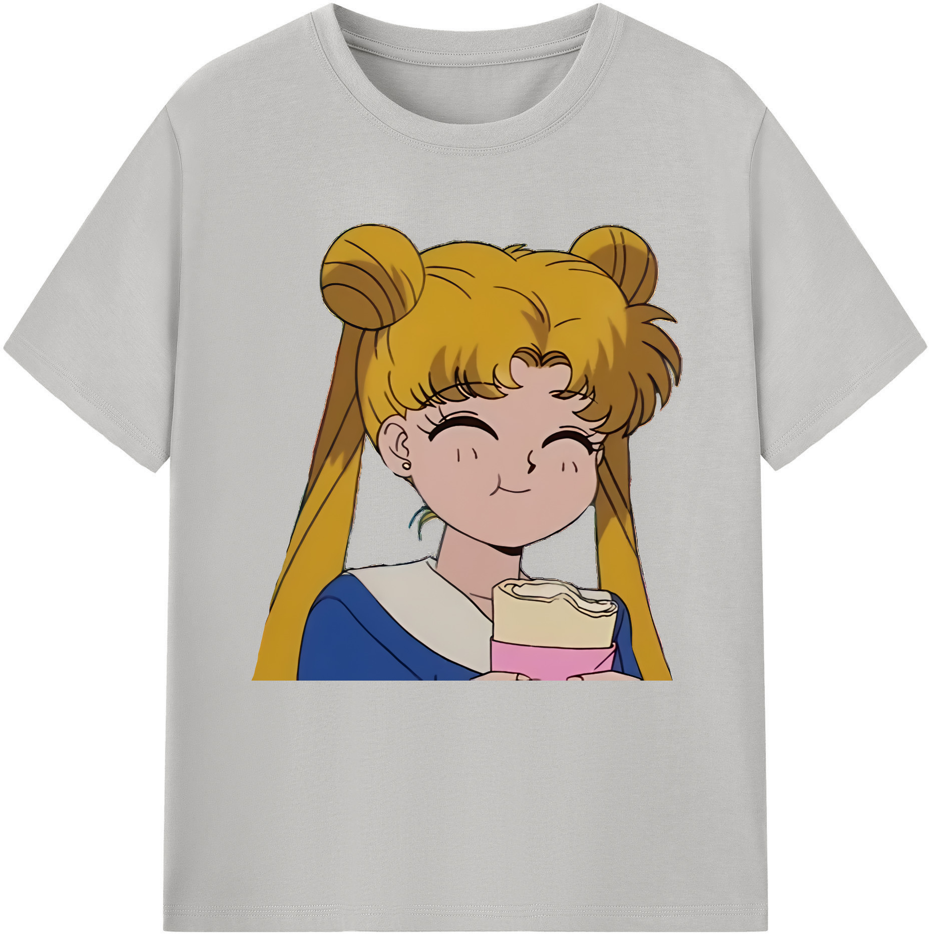 （画像用） 美少女戦士セーラームーン 愛野 美奈子 あいの みなこ Sailor Moon Aino Minako 綿100％半袖Tシャツ（フロントプリント）