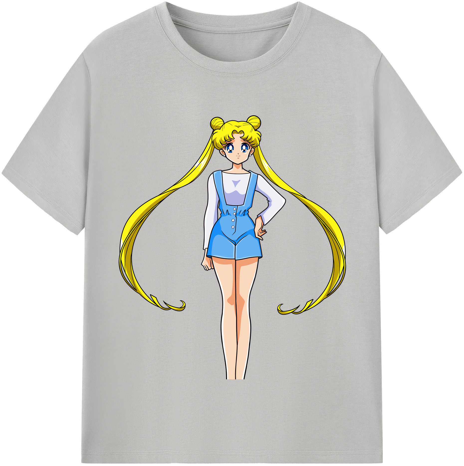 （画像用） 美少女戦士セーラームーン 愛野 美奈子 あいの みなこ Sailor Moon Aino Minako 綿100％半袖Tシャツ（フロントプリント）