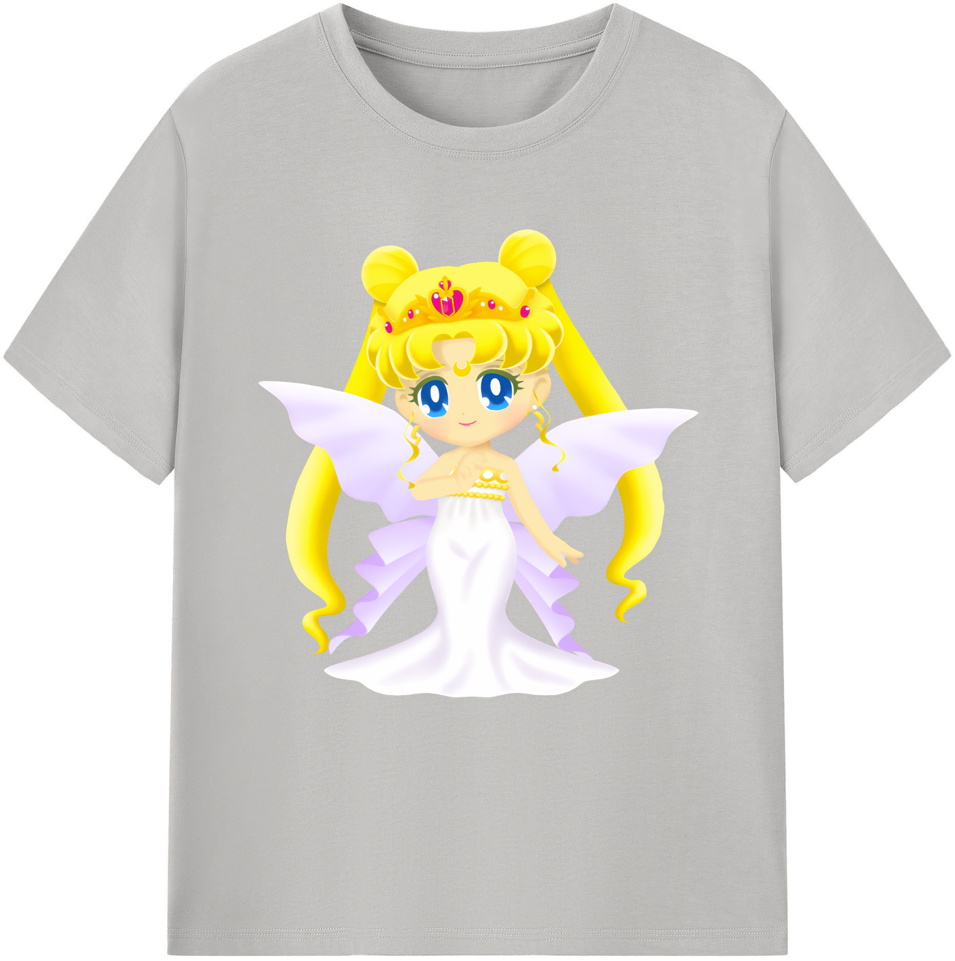 （画像用） 美少女戦士セーラームーン 愛野 美奈子 あいの みなこ Sailor Moon Aino Minako 綿100％半袖Tシャツ（フロントプリント）