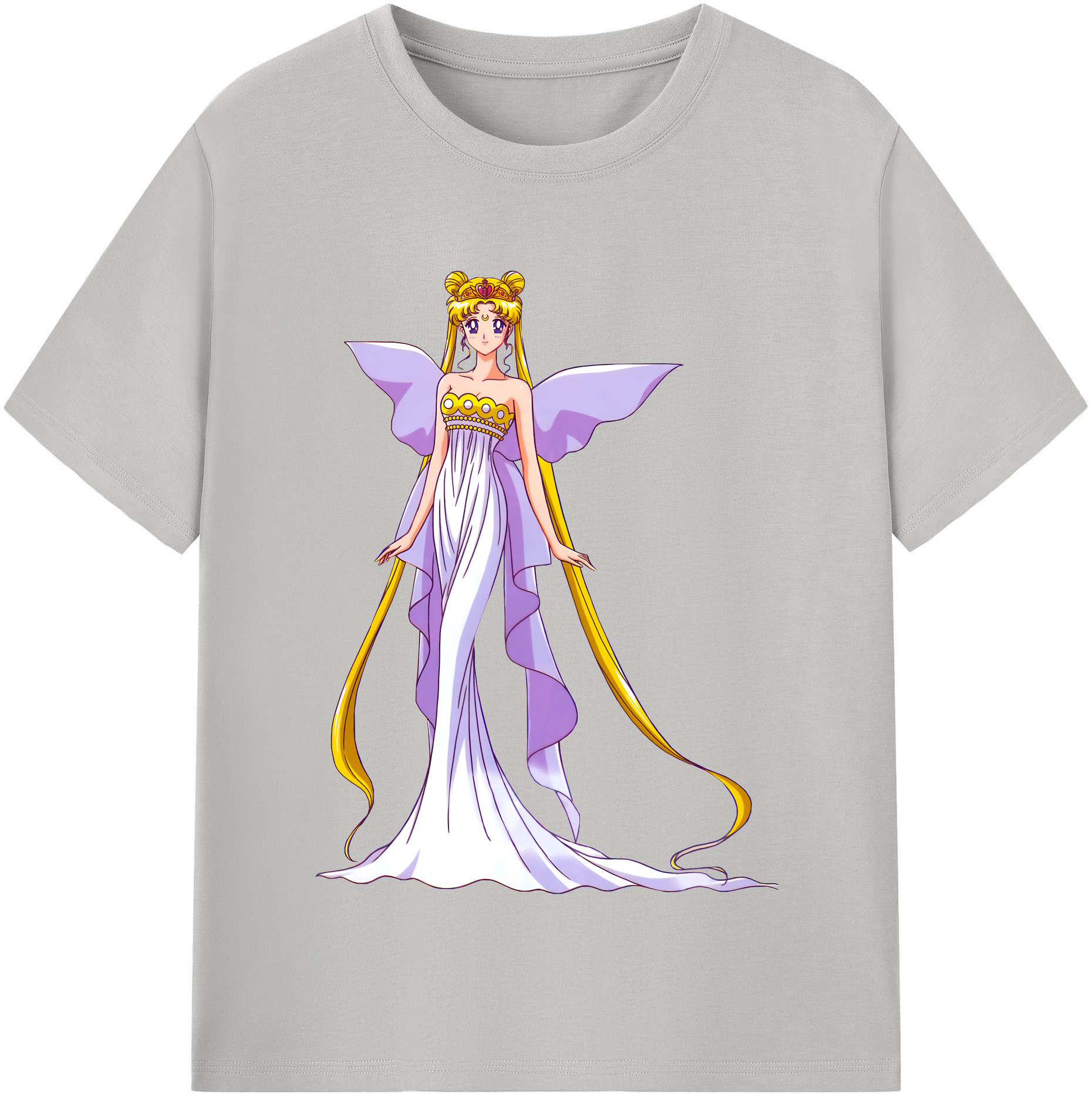 （画像用） 美少女戦士セーラームーン 愛野 美奈子 あいの みなこ Sailor Moon Aino Minako 綿100％半袖Tシャツ（フロントプリント）