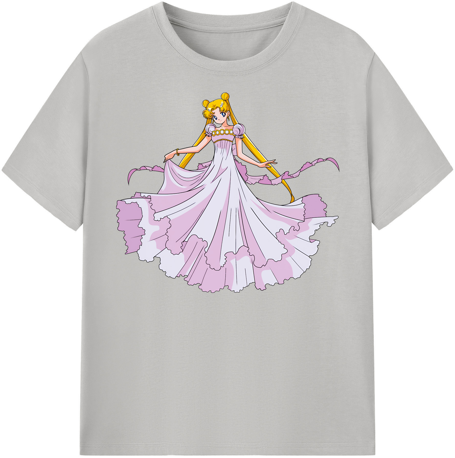（画像用） 美少女戦士セーラームーン 愛野 美奈子 あいの みなこ Sailor Moon Aino Minako 綿100％半袖Tシャツ（フロントプリント）