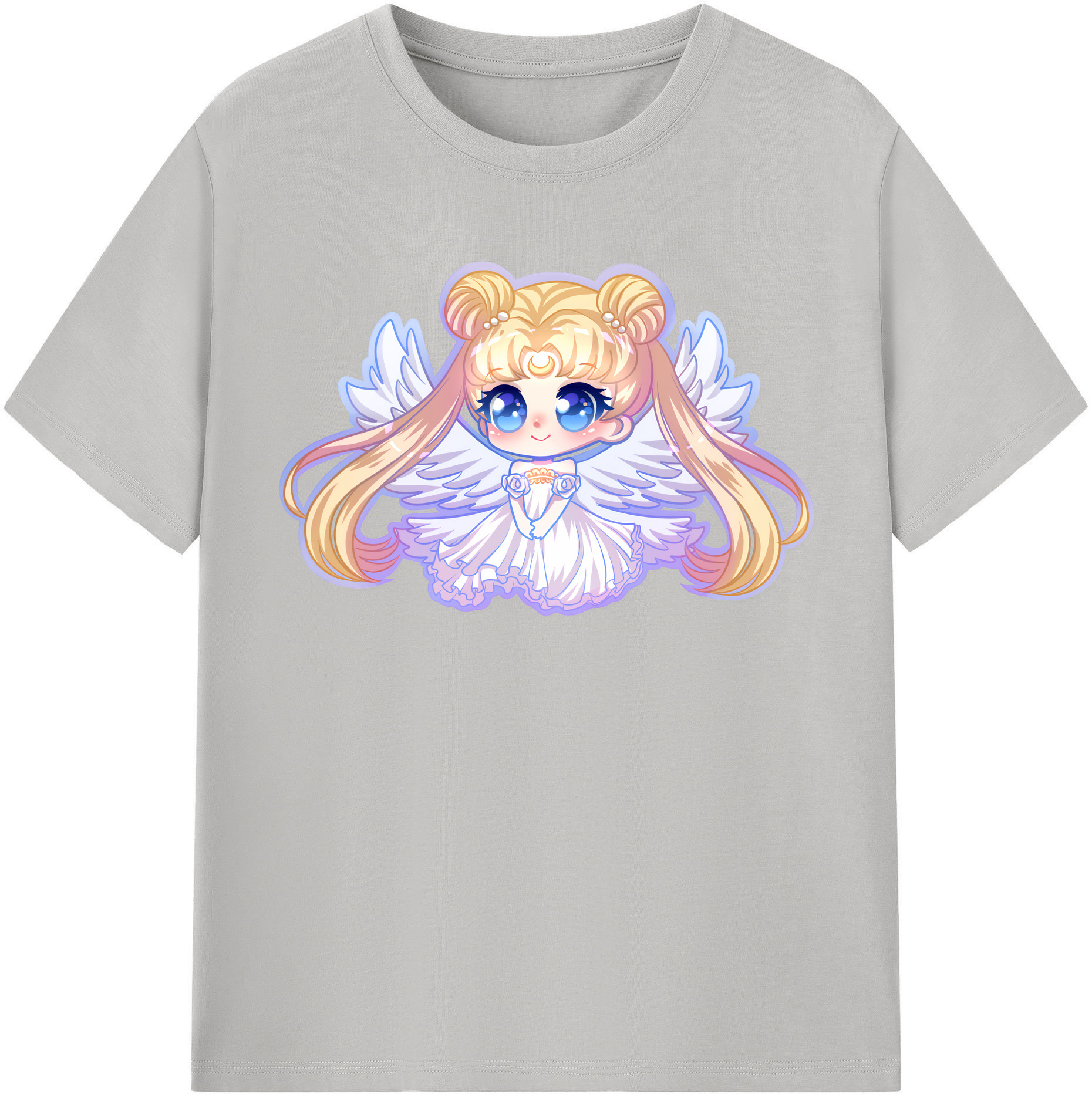 （画像用） 美少女戦士セーラームーン 愛野 美奈子 あいの みなこ Sailor Moon Aino Minako 綿100％半袖Tシャツ（フロントプリント）