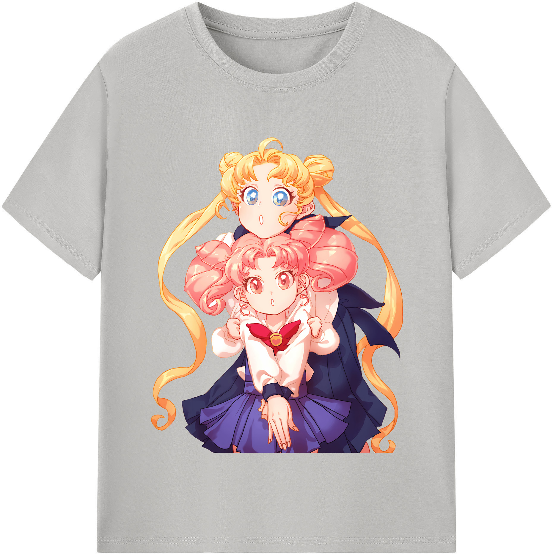 （画像用） 美少女戦士セーラームーン 愛野 美奈子 あいの みなこ Sailor Moon Aino Minako 綿100％半袖Tシャツ（フロントプリント）