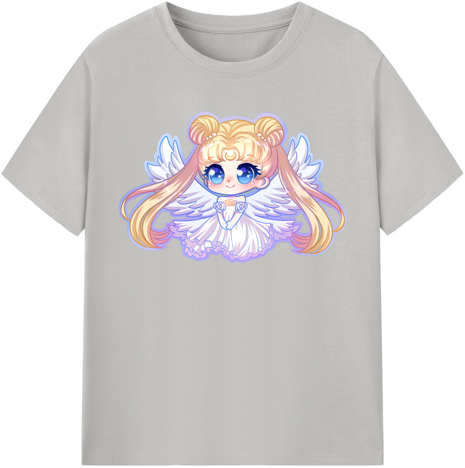 （画像用） 美少女戦士セーラームーン 愛野 美奈子 あいの みなこ Sailor Moon Aino Minako 綿100％半袖Tシャツ（フロントプリント）
