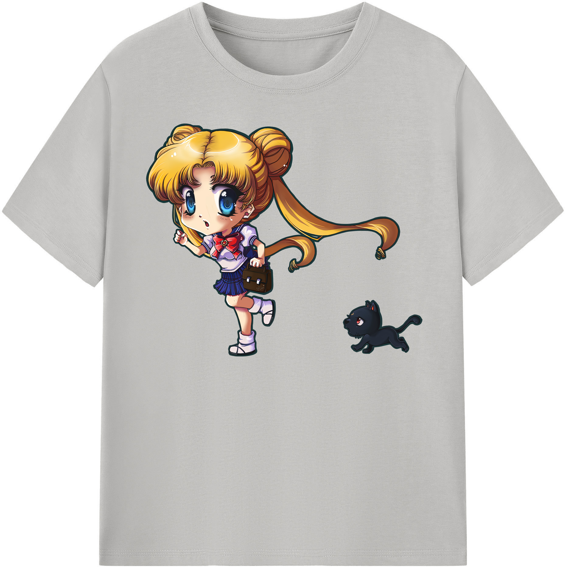 （画像用） 美少女戦士セーラームーン 愛野 美奈子 あいの みなこ Sailor Moon Aino Minako 綿100％半袖Tシャツ（フロントプリント）
