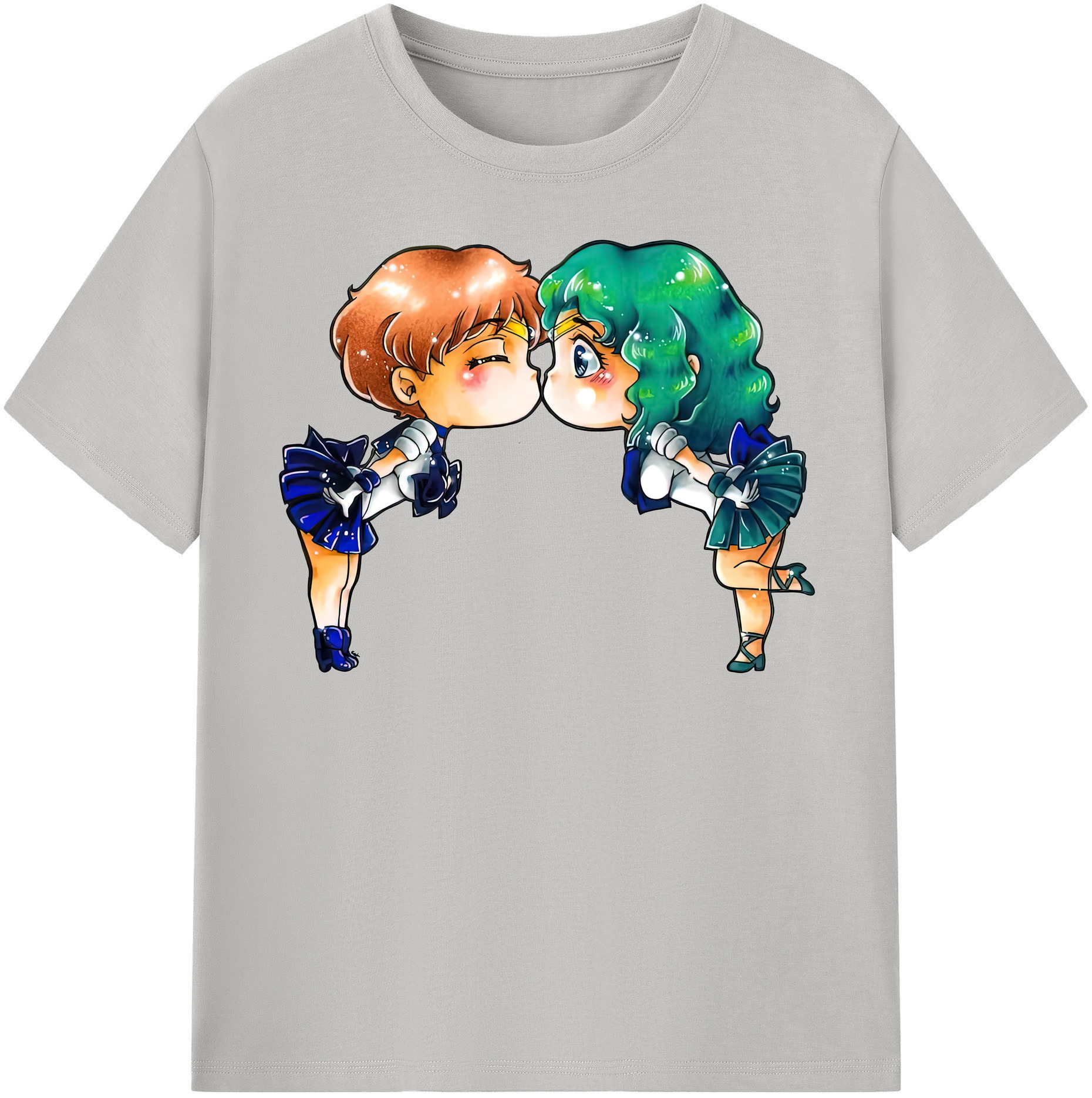 （画像用） 美少女戦士セーラームーン 天王はるか Sailor Moon Tenoh Haruka 綿100％半袖Tシャツ（フロントプリント）