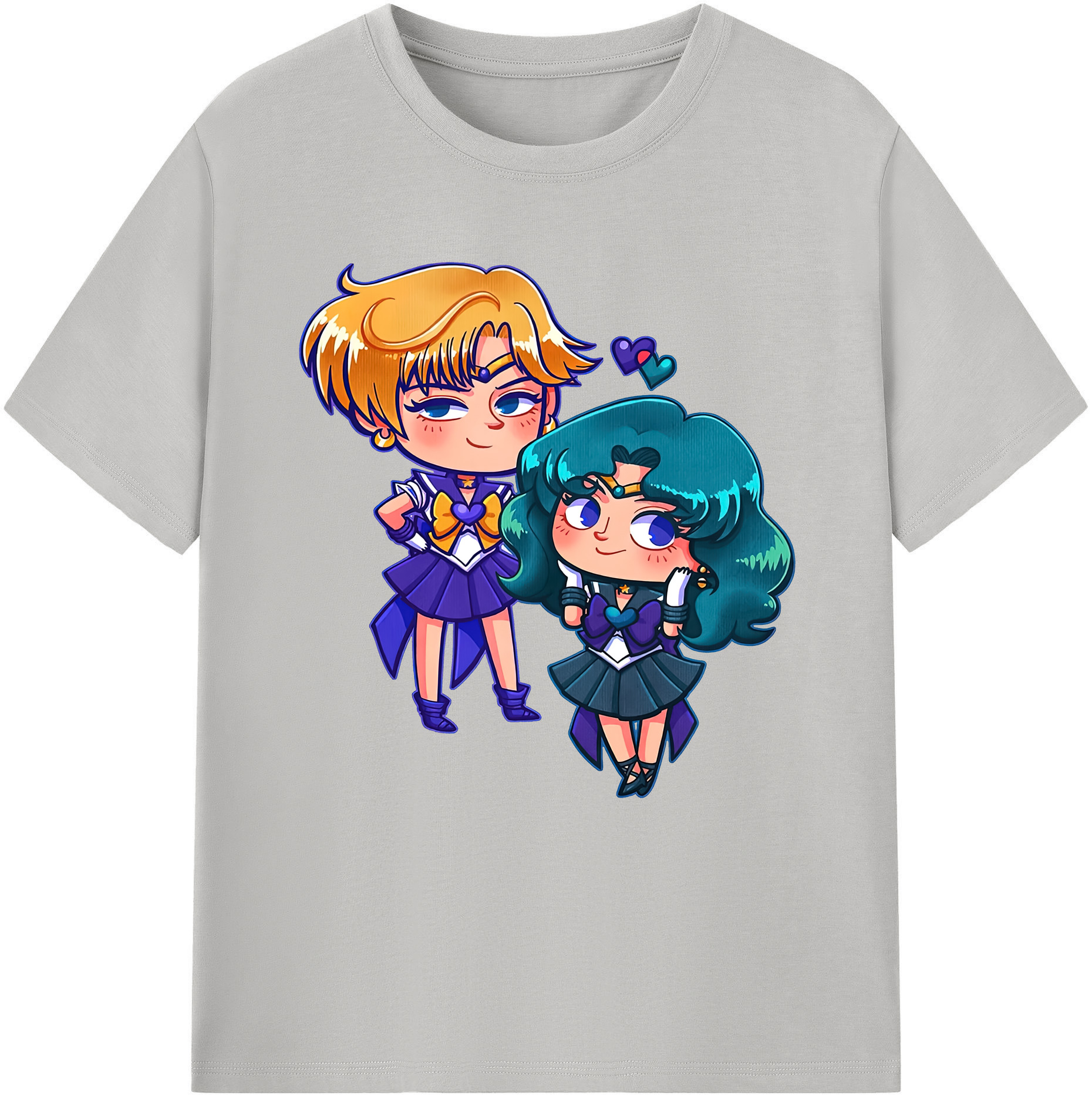 （画像用） 美少女戦士セーラームーン 天王はるか Sailor Moon Tenoh Haruka 綿100％半袖Tシャツ（フロントプリント）