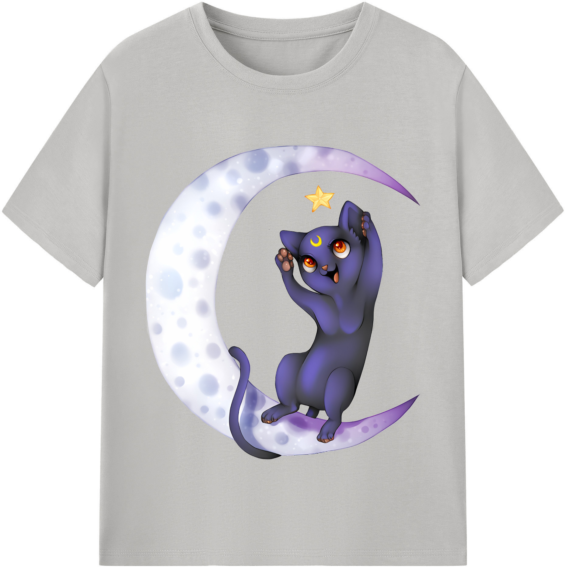 （画像用） 美少女戦士セーラームーン Sailor Moon 綿100％半袖Tシャツ（フロントプリント）