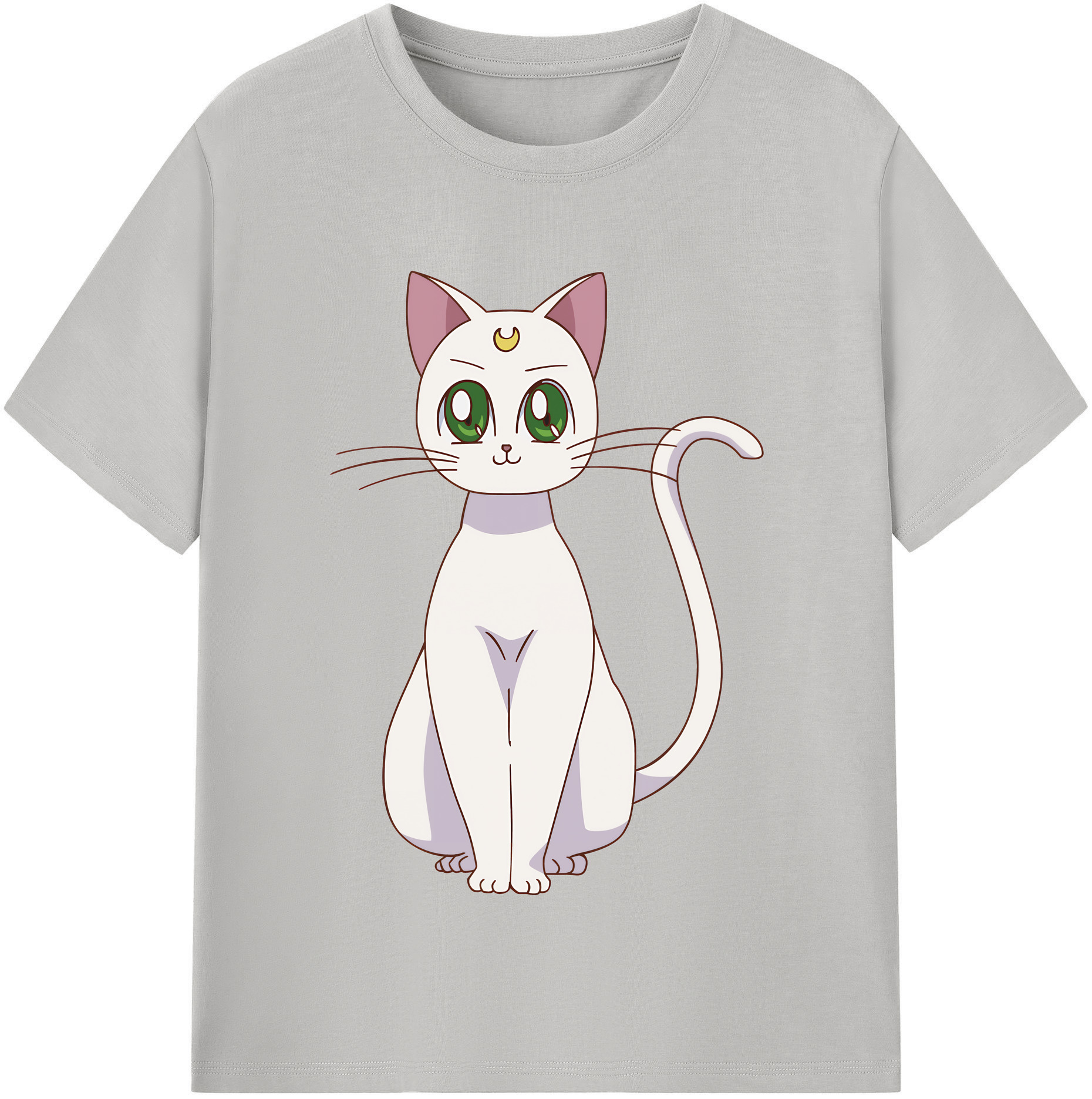 （画像用） 美少女戦士セーラームーン Sailor Moon 綿100％半袖Tシャツ（フロントプリント）