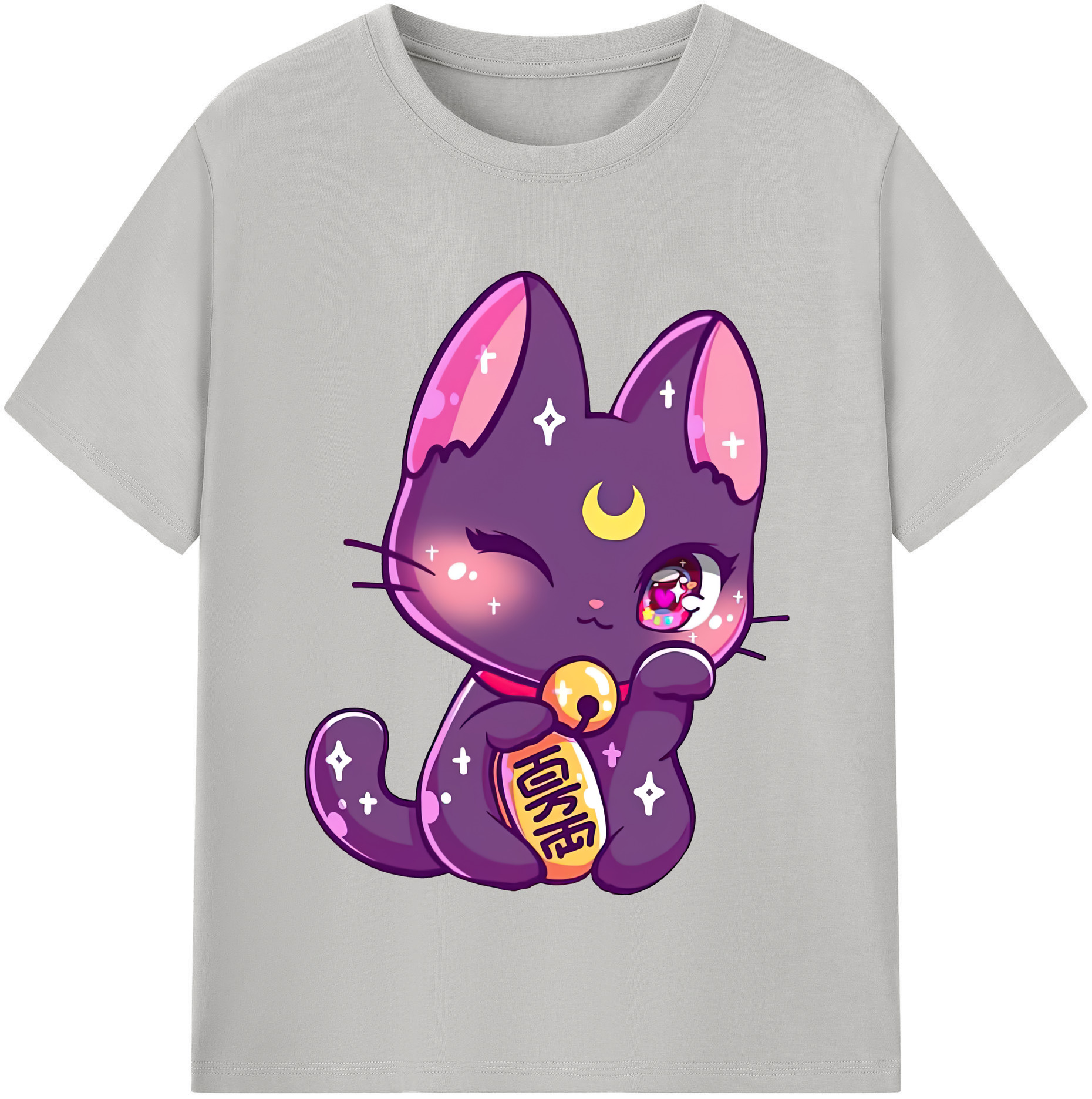 （画像用） 美少女戦士セーラームーン Sailor Moon 綿100％半袖Tシャツ（フロントプリント）