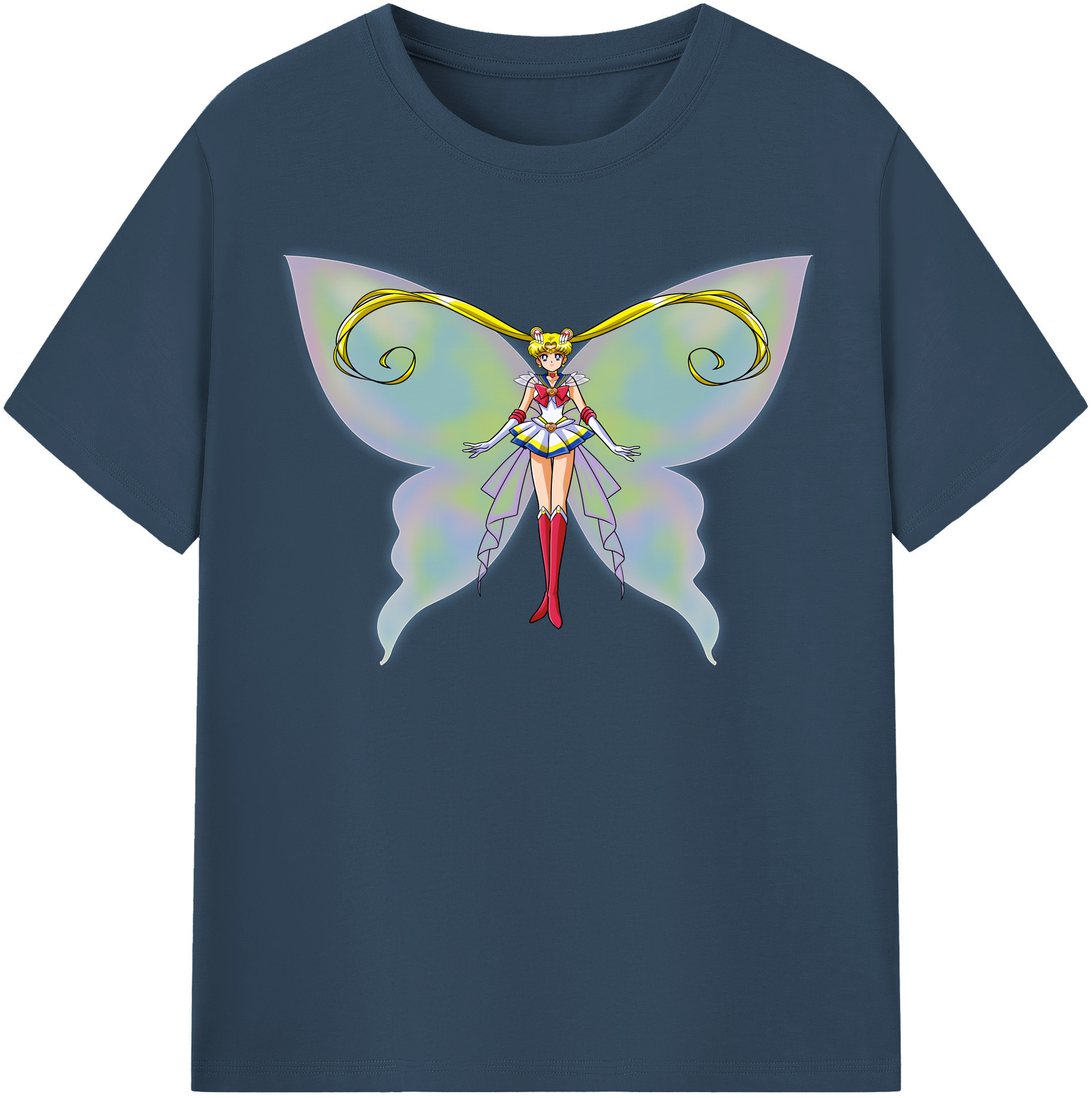 （画像用） 美少女戦士セーラームーン 月野 うさぎ つきの うさぎ Sailor Moon Tsukino Usagi 綿100％半袖Tシャツ（フロントプリント）