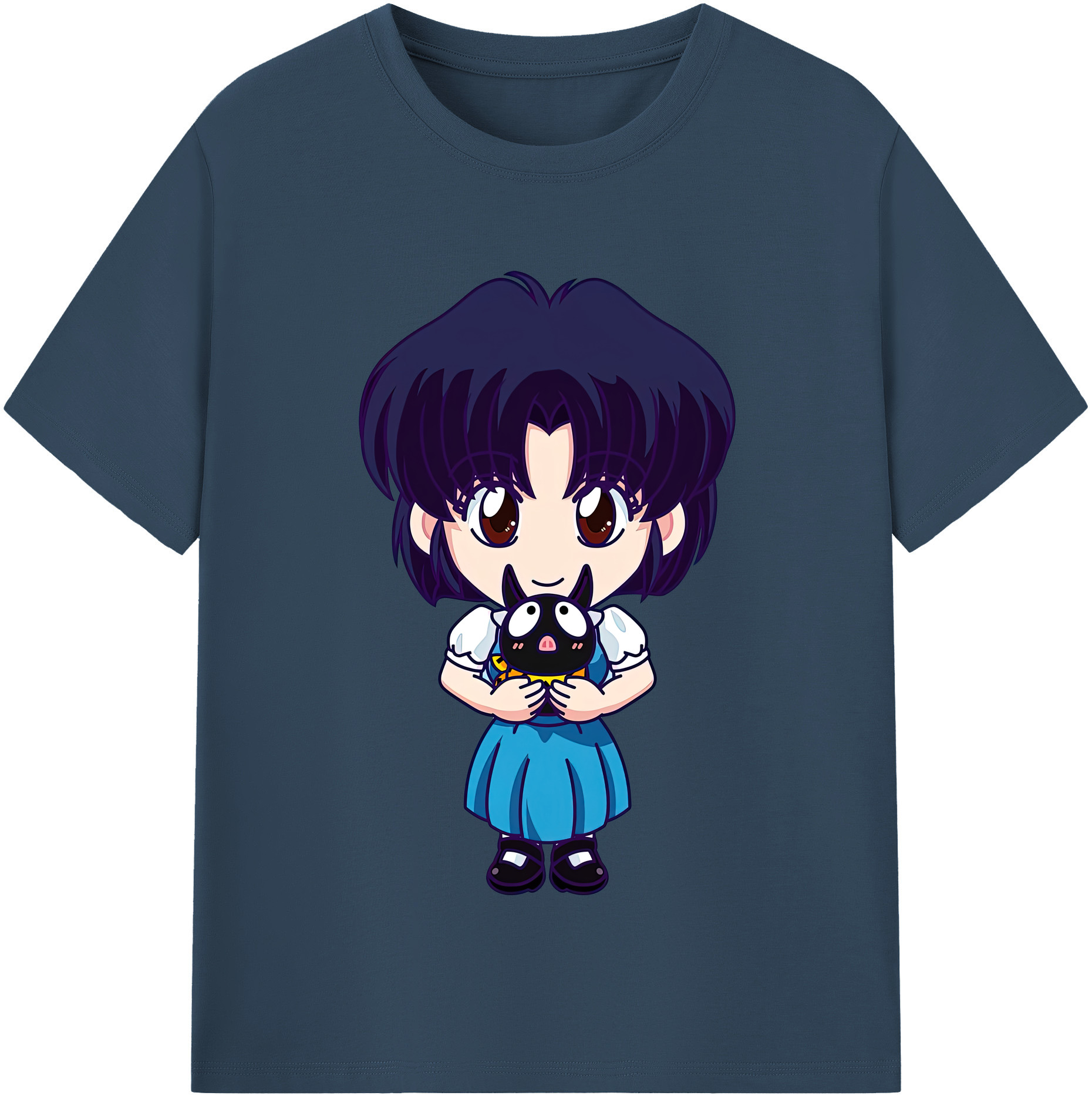 （画像用） 美少女戦士セーラームーン 水野 亜美 みずの あみ Sailor Moon Mizuno Ami 綿100％半袖Tシャツ（フロントプリント）