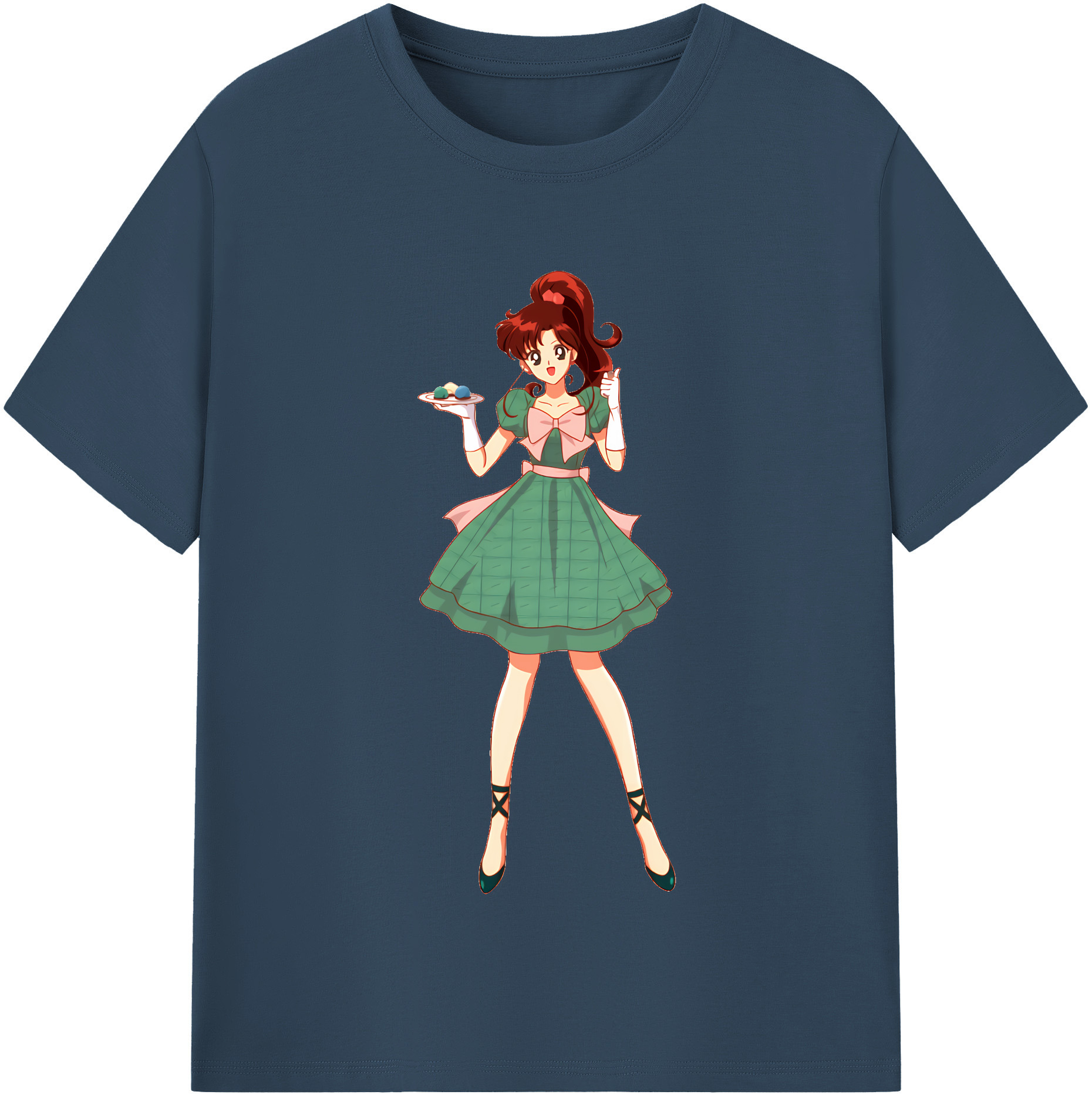 （画像用） 美少女戦士セーラームーン 木野 まこと きの まこと Sailor Moon Kino Makoto （セーラージュピター；Sailor Jupiter） 綿100％半袖Tシャツ（フロントプリント）