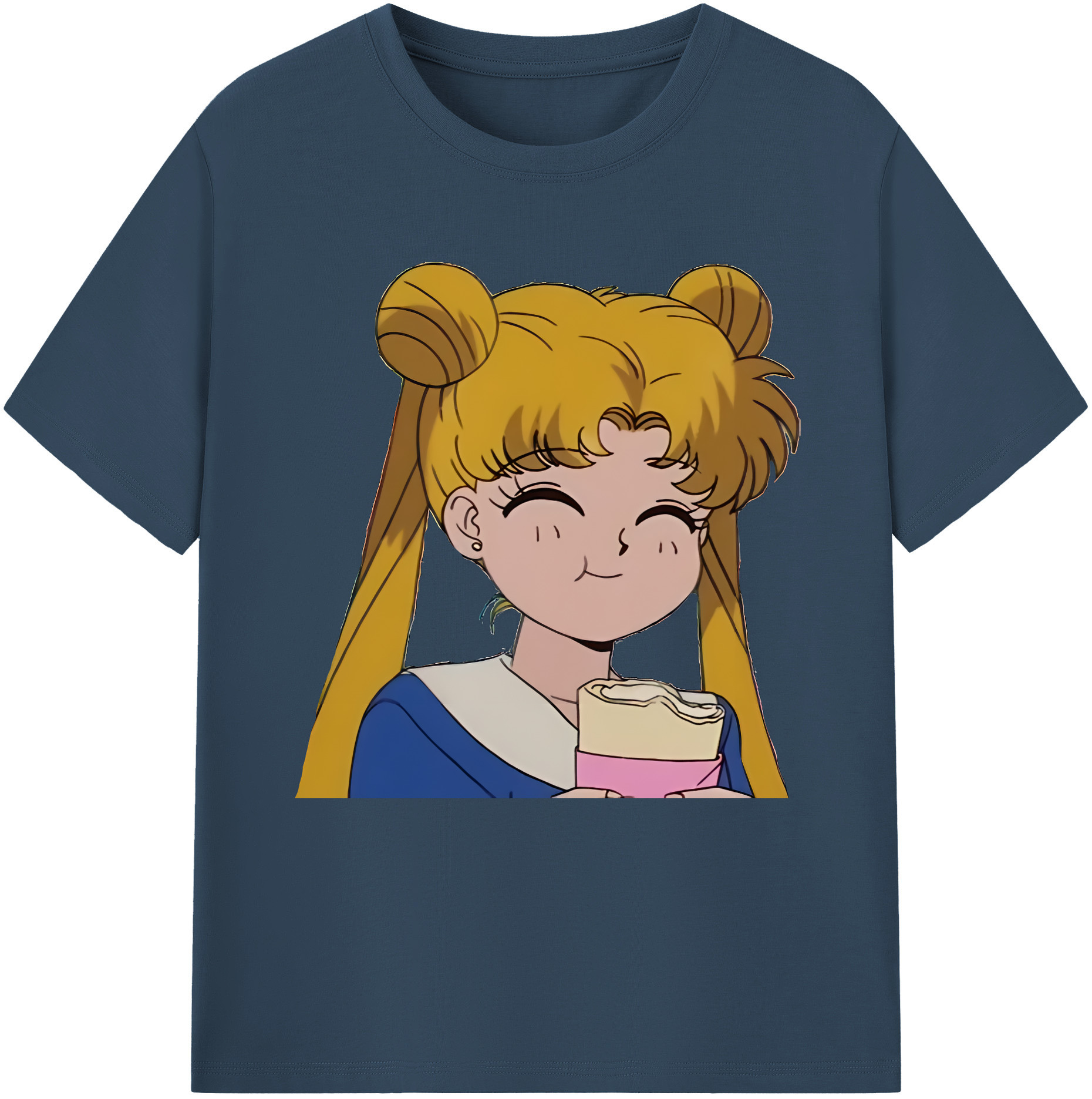 （画像用） 美少女戦士セーラームーン 愛野 美奈子 あいの みなこ Sailor Moon Aino Minako 綿100％半袖Tシャツ（フロントプリント）