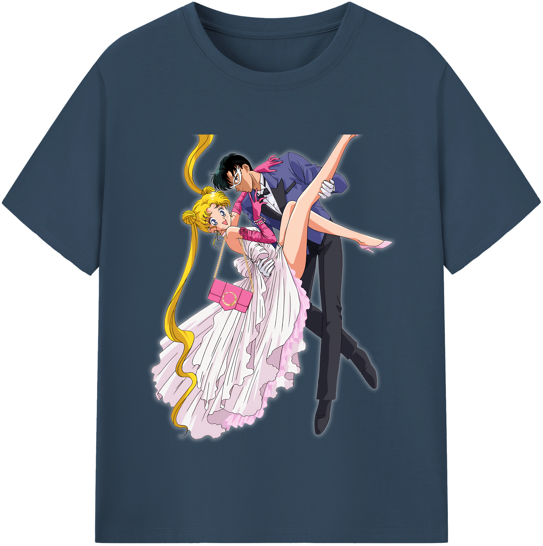 （画像用） 美少女戦士セーラームーン 愛野 美奈子 あいの みなこ Sailor Moon Aino Minako 綿100％半袖Tシャツ（フロントプリント）