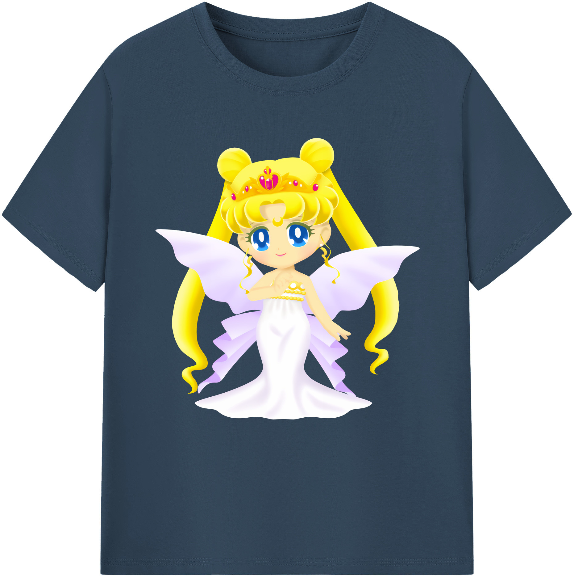 （画像用） 美少女戦士セーラームーン 愛野 美奈子 あいの みなこ Sailor Moon Aino Minako 綿100％半袖Tシャツ（フロントプリント）
