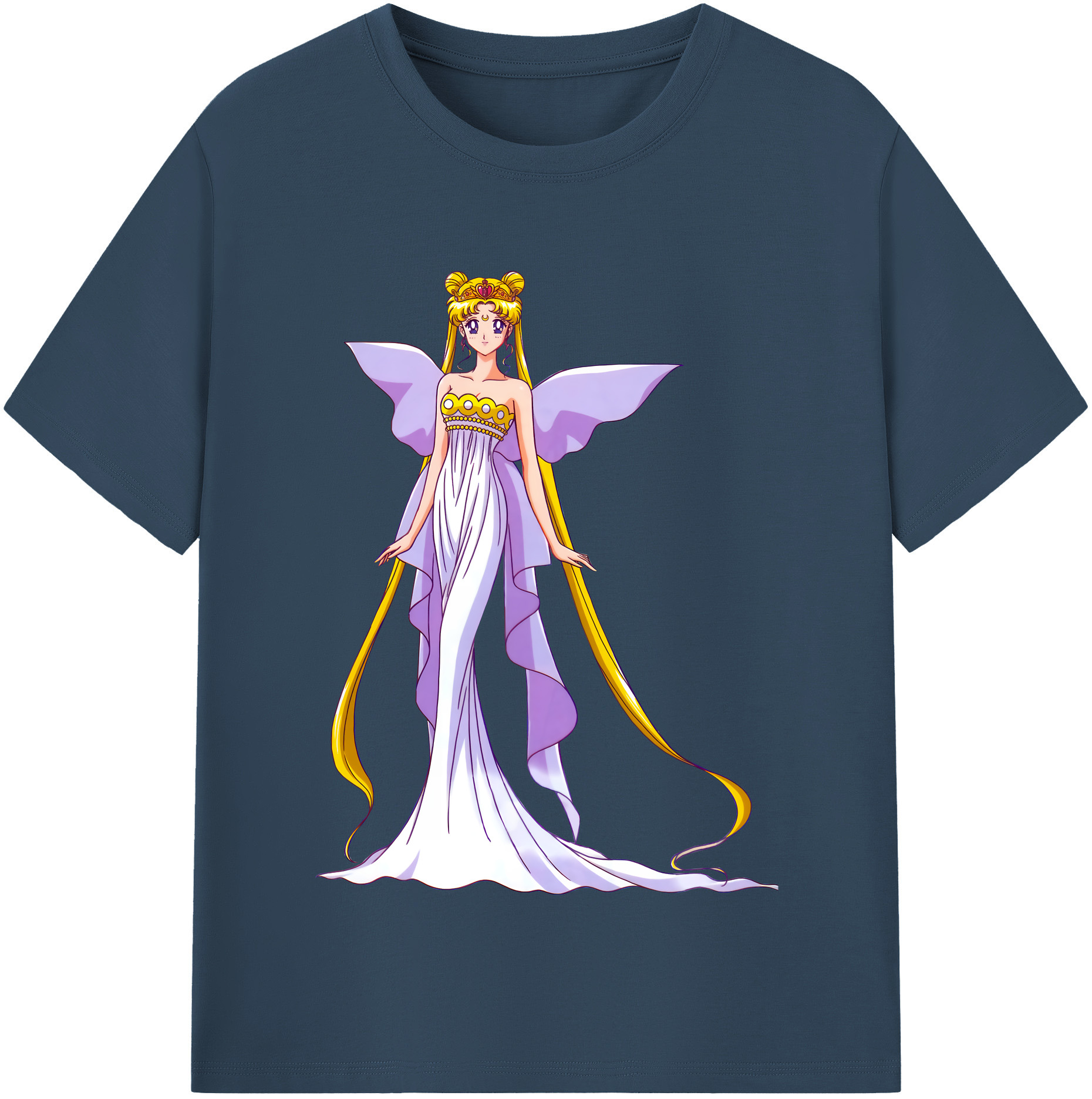 （画像用） 美少女戦士セーラームーン 愛野 美奈子 あいの みなこ Sailor Moon Aino Minako 綿100％半袖Tシャツ（フロントプリント）