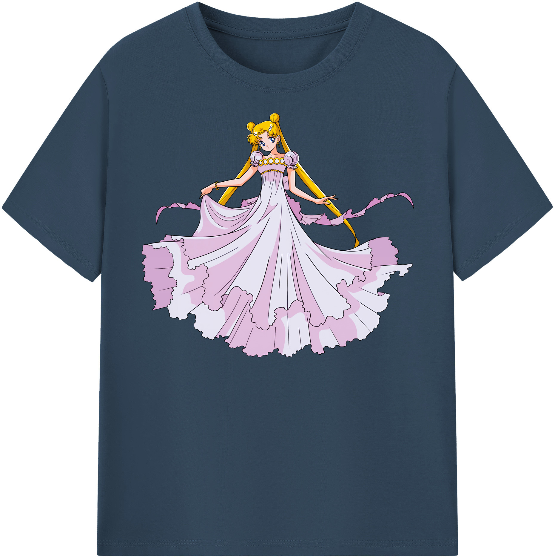 （画像用） 美少女戦士セーラームーン 愛野 美奈子 あいの みなこ Sailor Moon Aino Minako 綿100％半袖Tシャツ（フロントプリント）