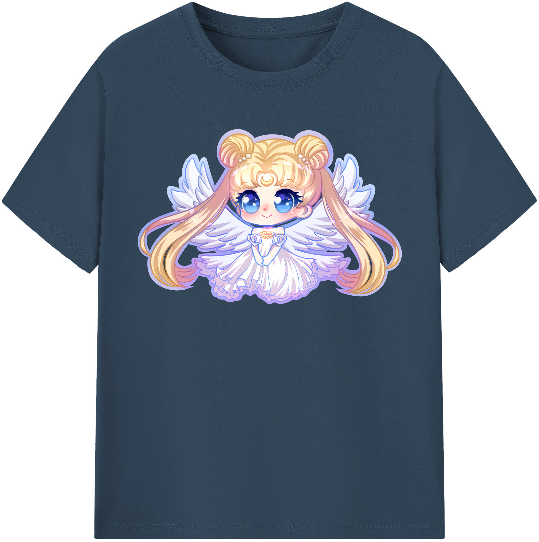 （画像用） 美少女戦士セーラームーン 愛野 美奈子 あいの みなこ Sailor Moon Aino Minako 綿100％半袖Tシャツ（フロントプリント）