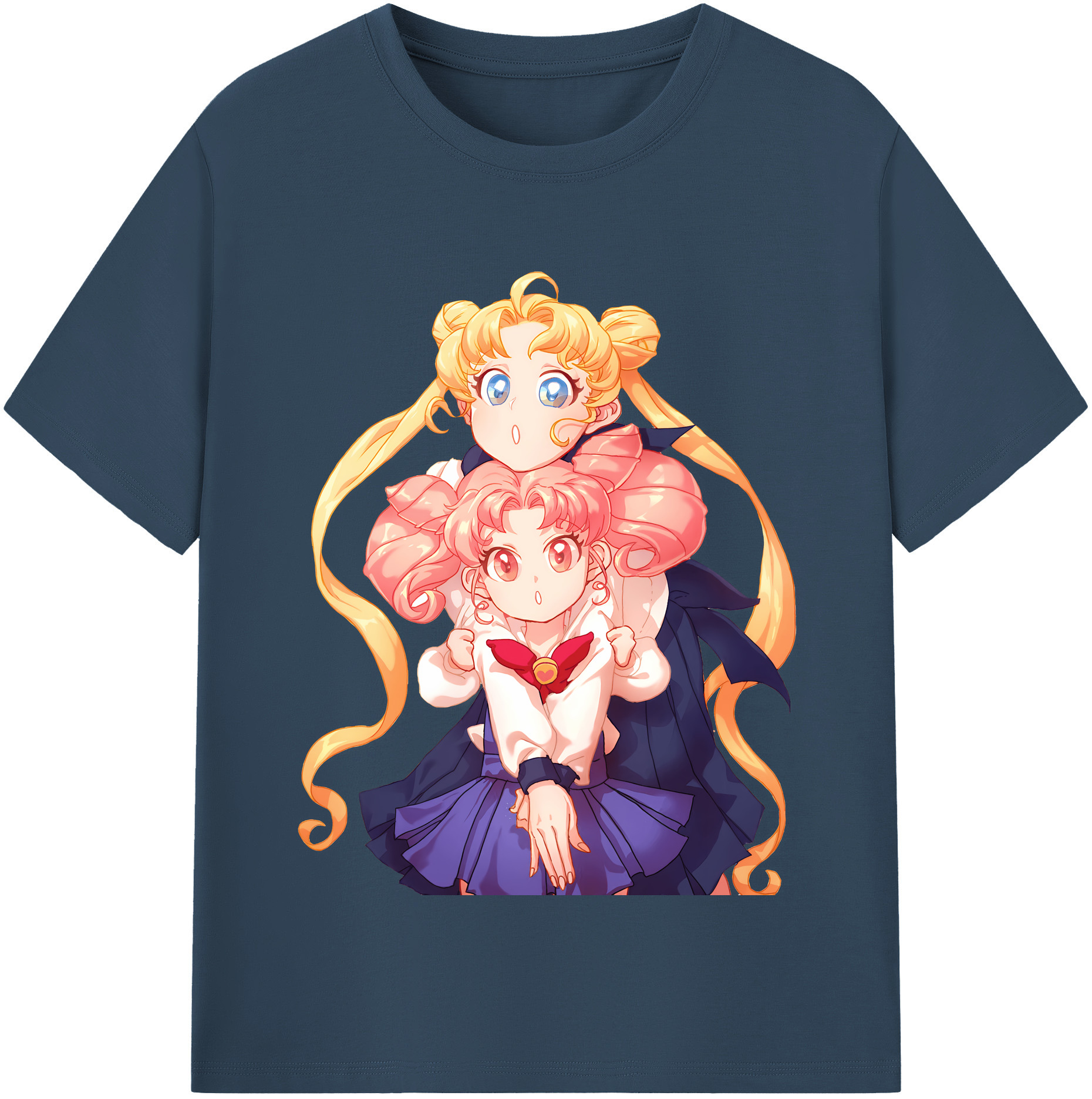 （画像用） 美少女戦士セーラームーン 愛野 美奈子 あいの みなこ Sailor Moon Aino Minako 綿100％半袖Tシャツ（フロントプリント）