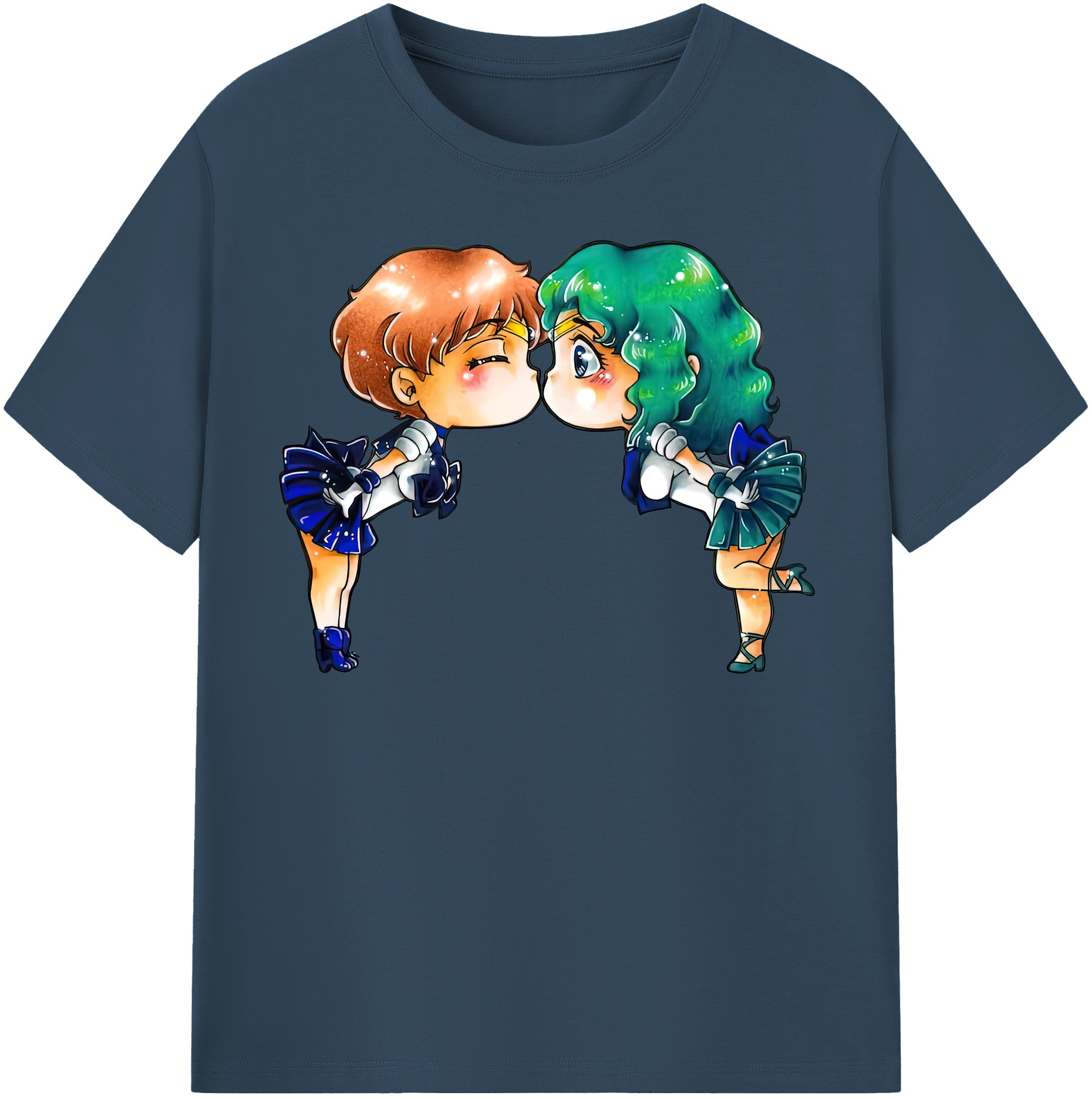 （画像用） 美少女戦士セーラームーン 天王はるか Sailor Moon Tenoh Haruka 綿100％半袖Tシャツ（フロントプリント）