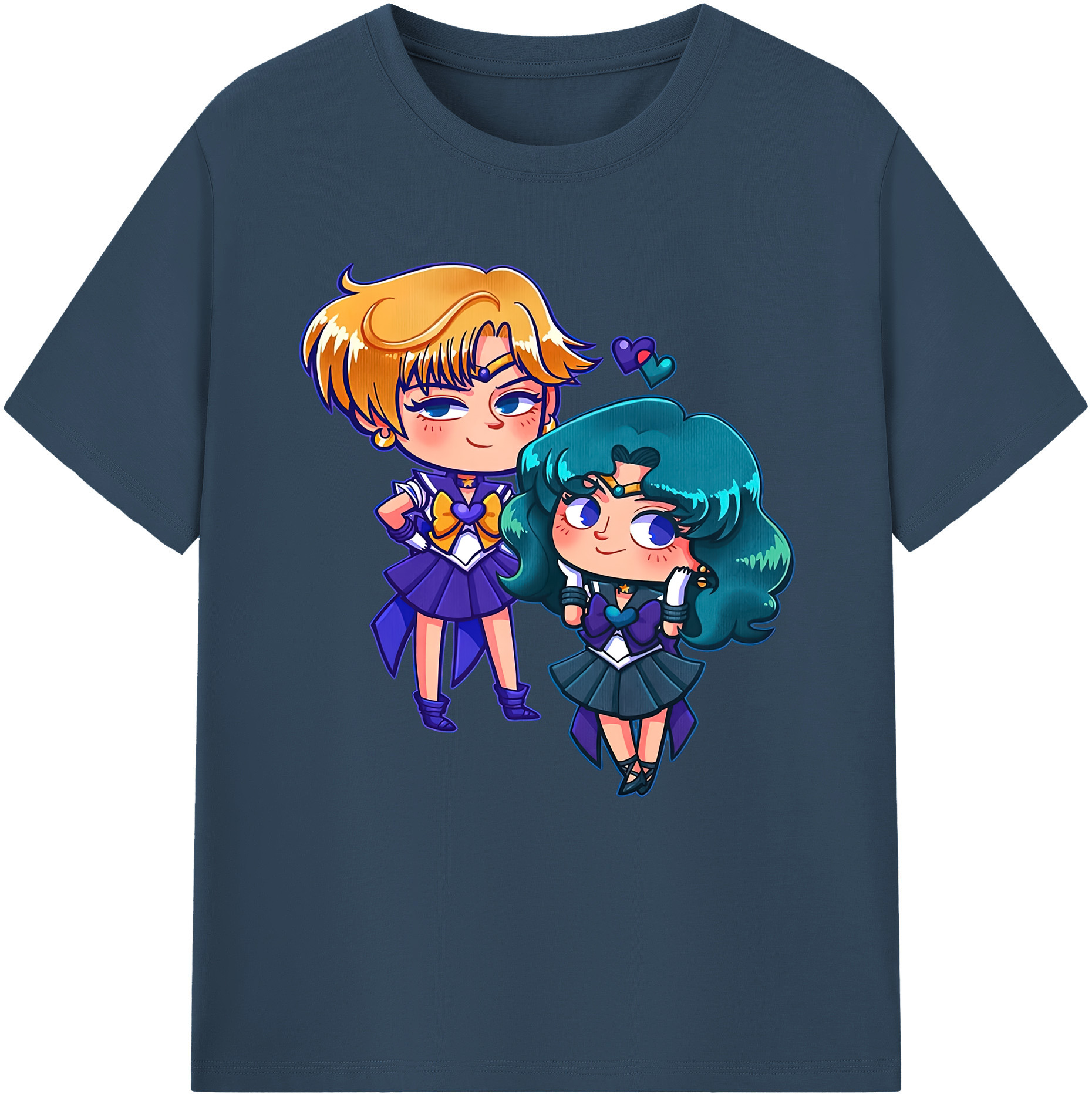 （画像用） 美少女戦士セーラームーン 天王はるか Sailor Moon Tenoh Haruka 綿100％半袖Tシャツ（フロントプリント）