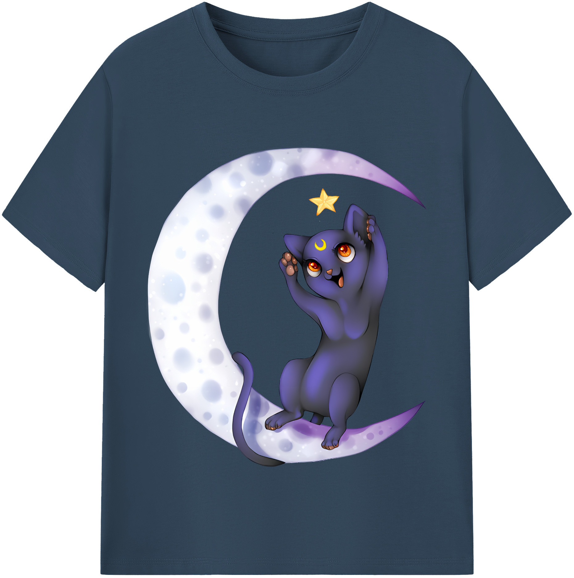 （画像用） 美少女戦士セーラームーン Sailor Moon 綿100％半袖Tシャツ（フロントプリント）