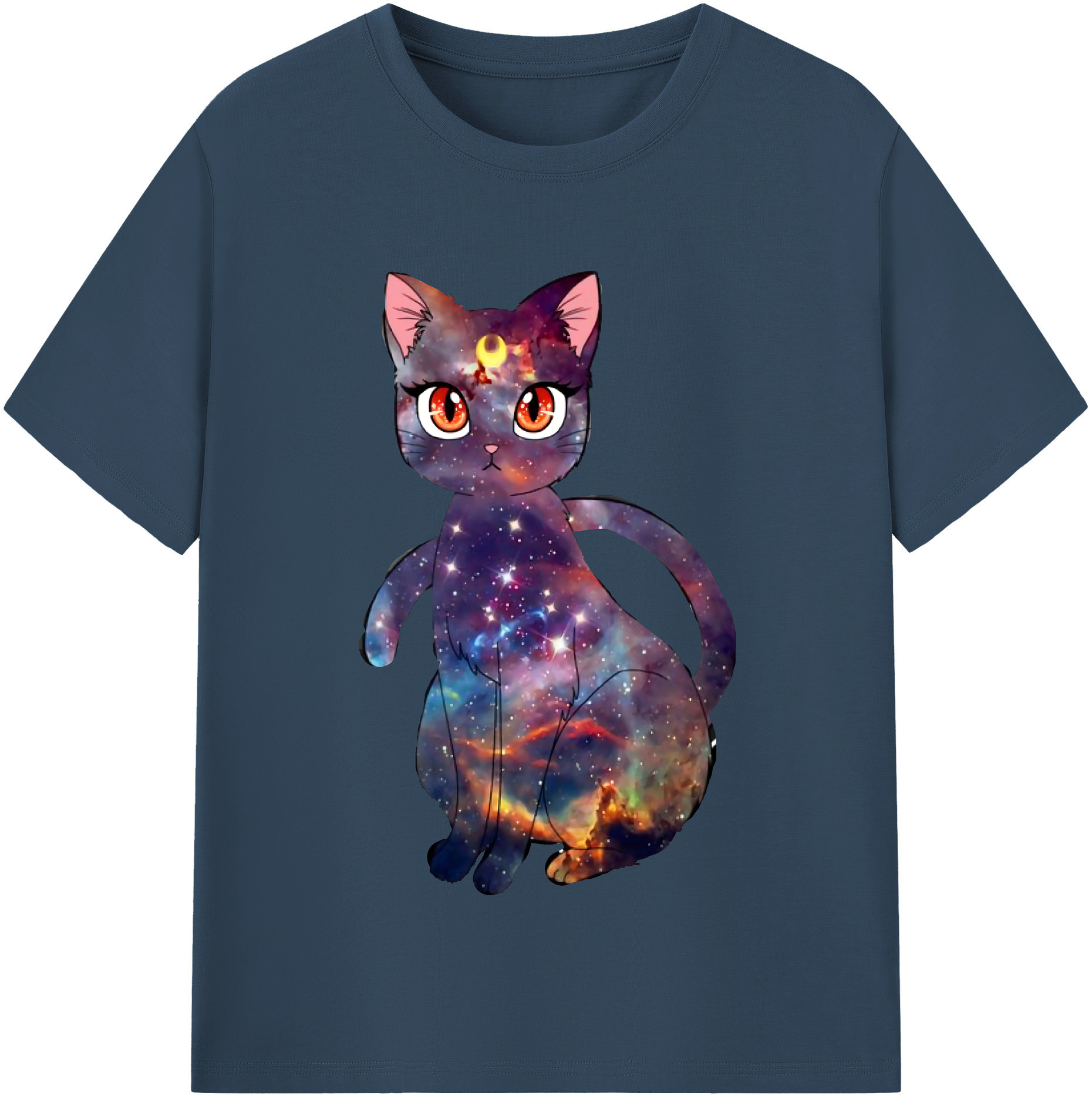 （画像用） 美少女戦士セーラームーン Sailor Moon 綿100％半袖Tシャツ（フロントプリント）