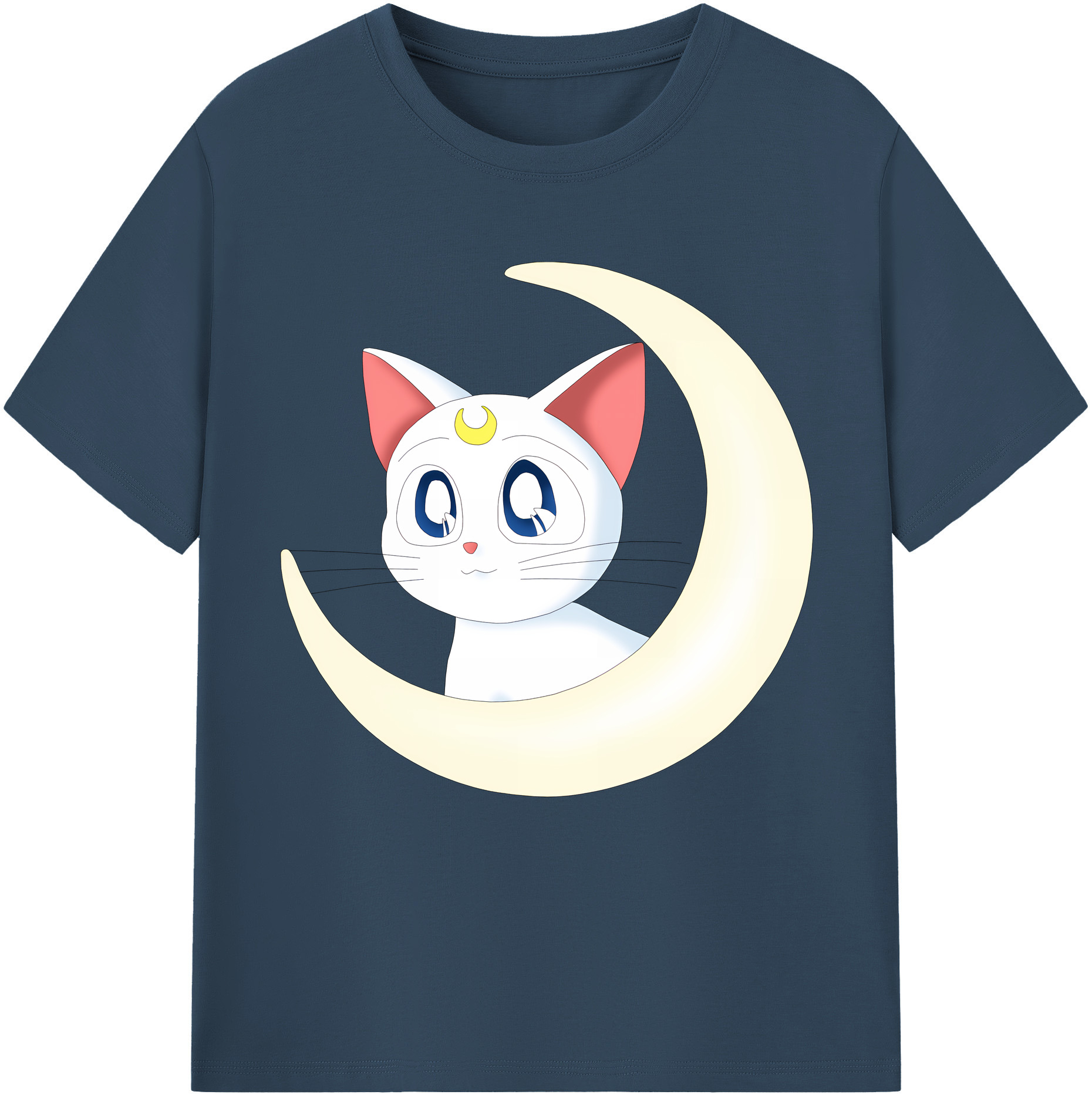 （画像用） 美少女戦士セーラームーン Sailor Moon 綿100％半袖Tシャツ（フロントプリント）