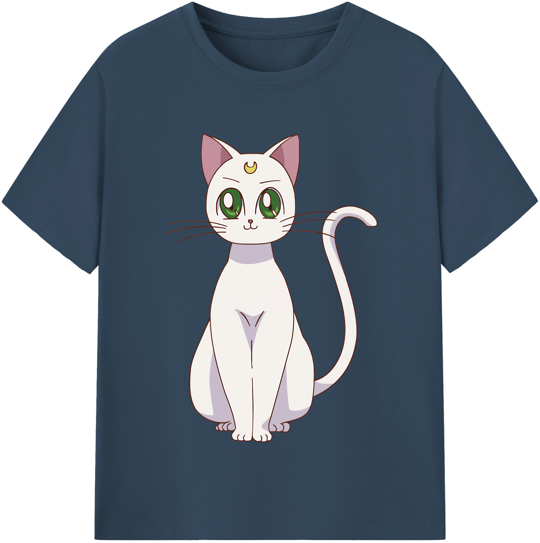 （画像用） 美少女戦士セーラームーン Sailor Moon 綿100％半袖Tシャツ（フロントプリント）